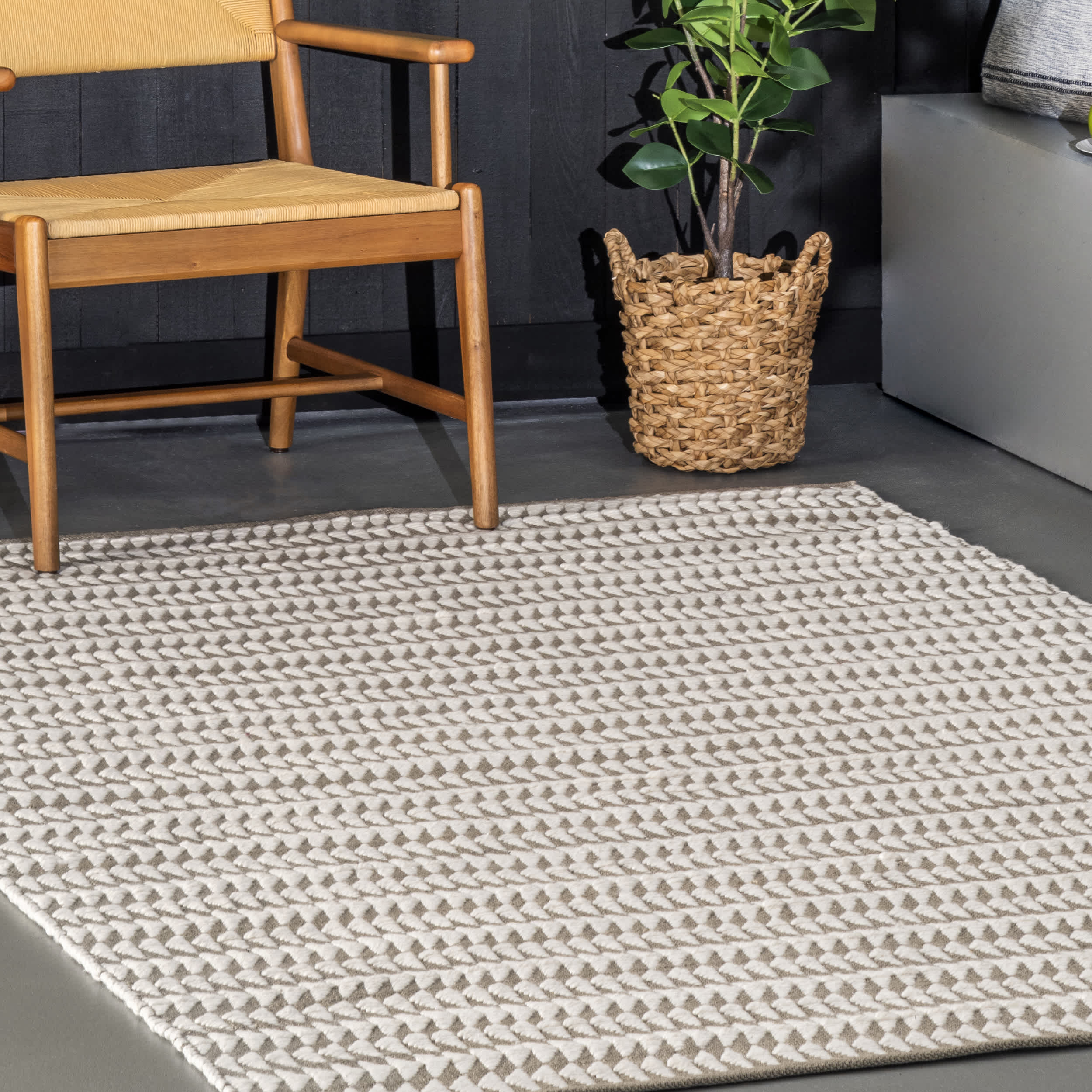 Outdoor Striped Yasmin Area Rug - Image 9