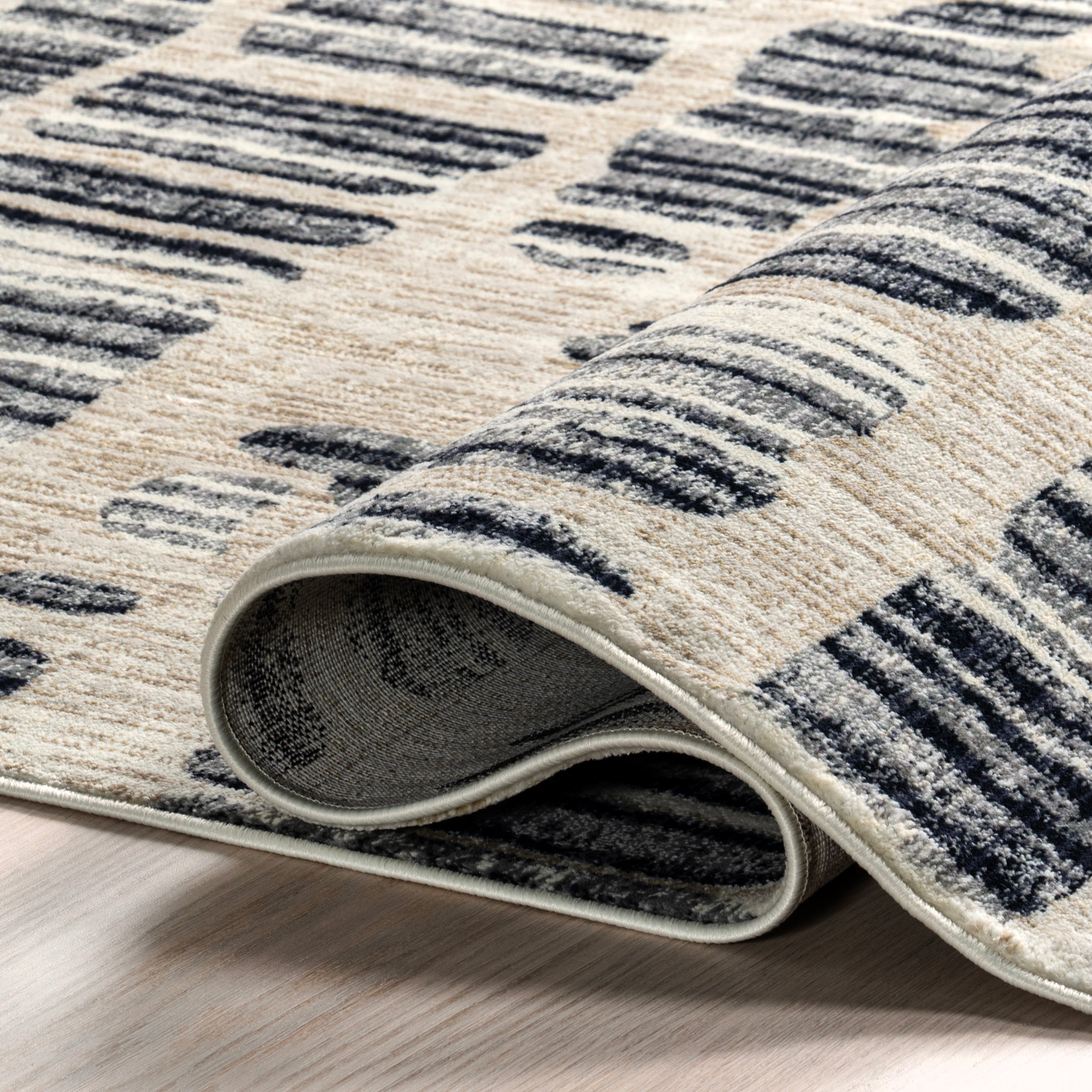 Lafayette Abstract Striped Area Rug - Image 4