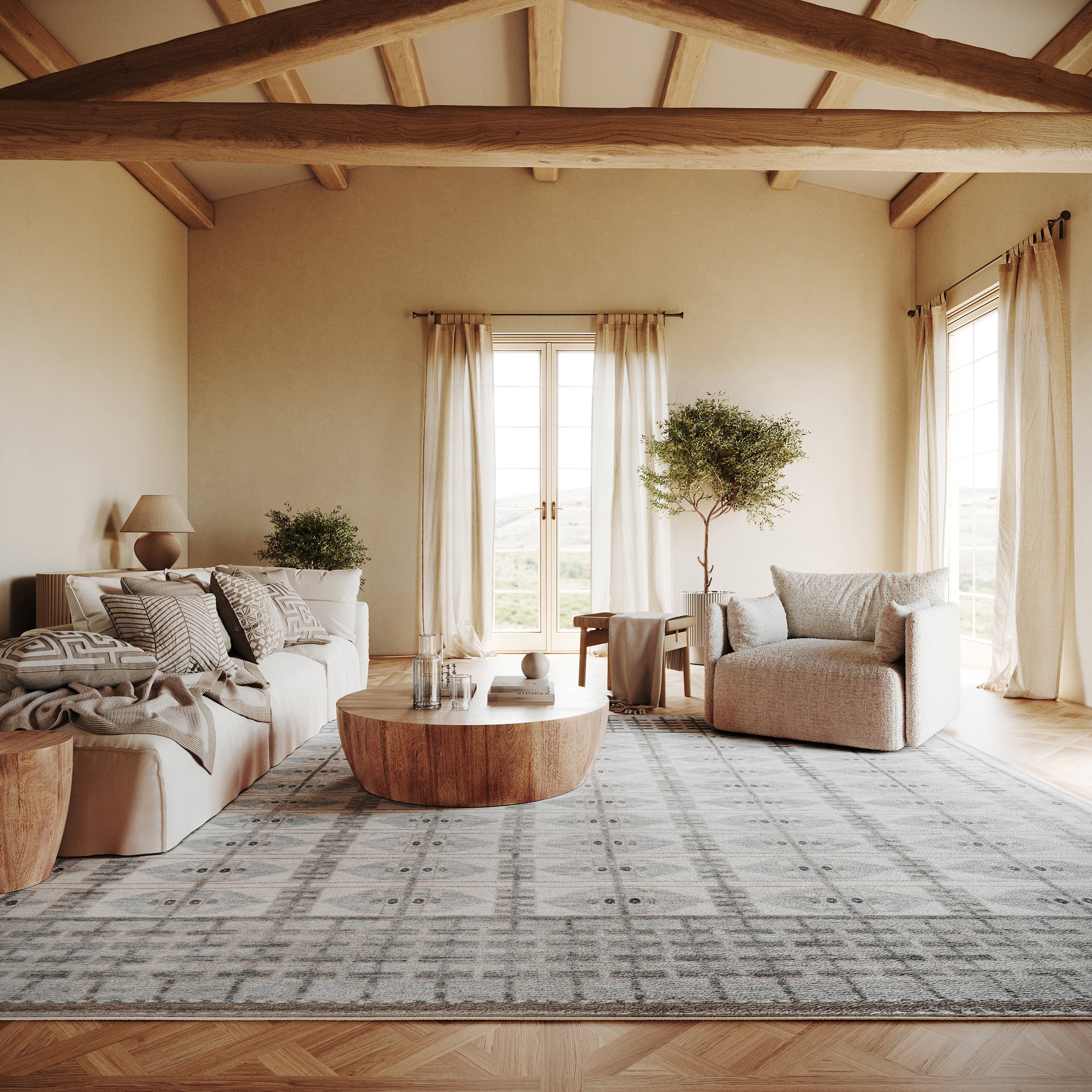 Nuloom Jasari Abstract Handmade Wool Area Rug - Image 2