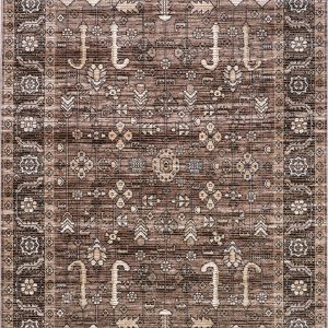 Redwood Vintage Machine Washable Area Rug