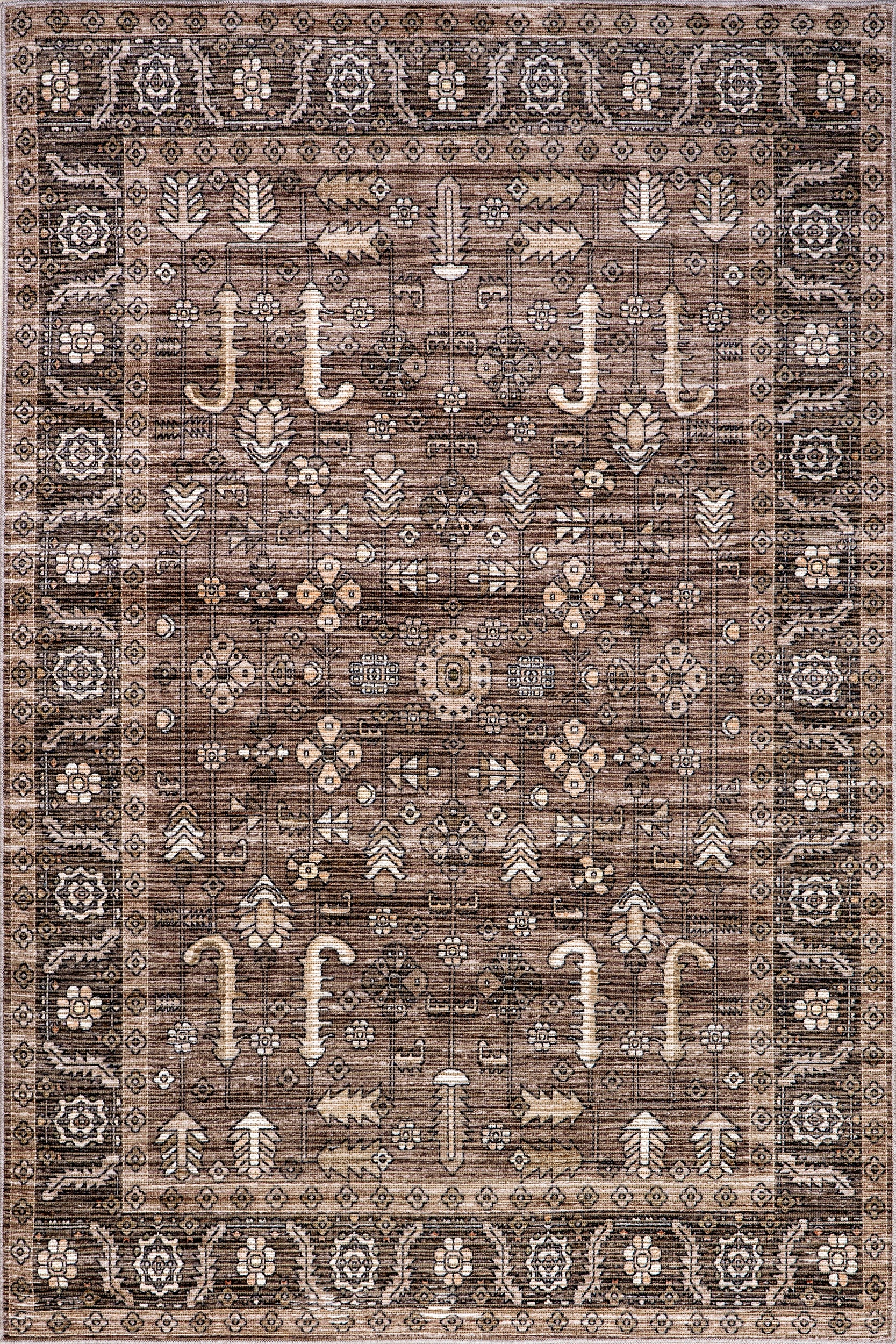 Redwood Vintage Machine Washable Area Rug