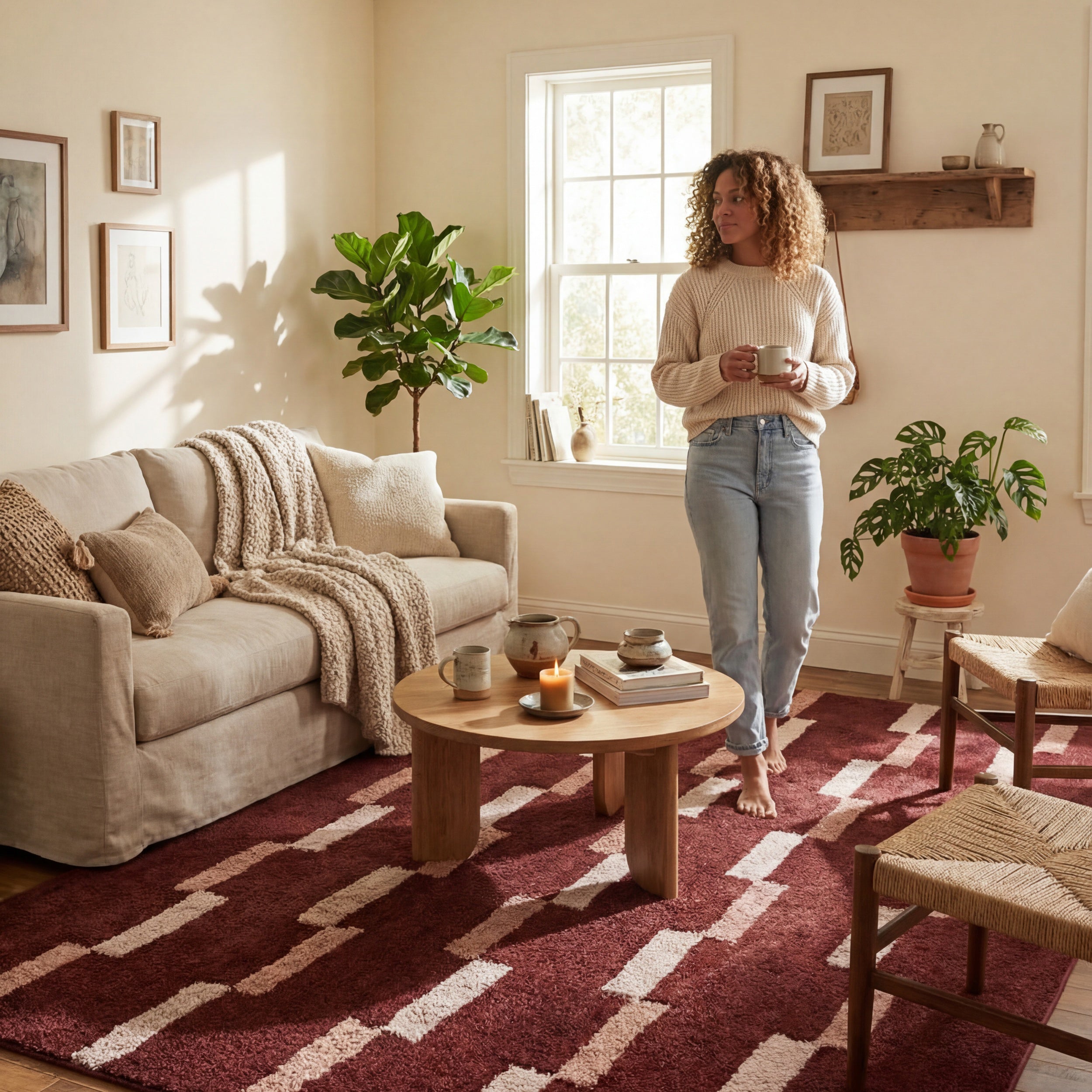 nuLOOM Odelave Geometric Scandinavian Indoor Area Rug - Image 7
