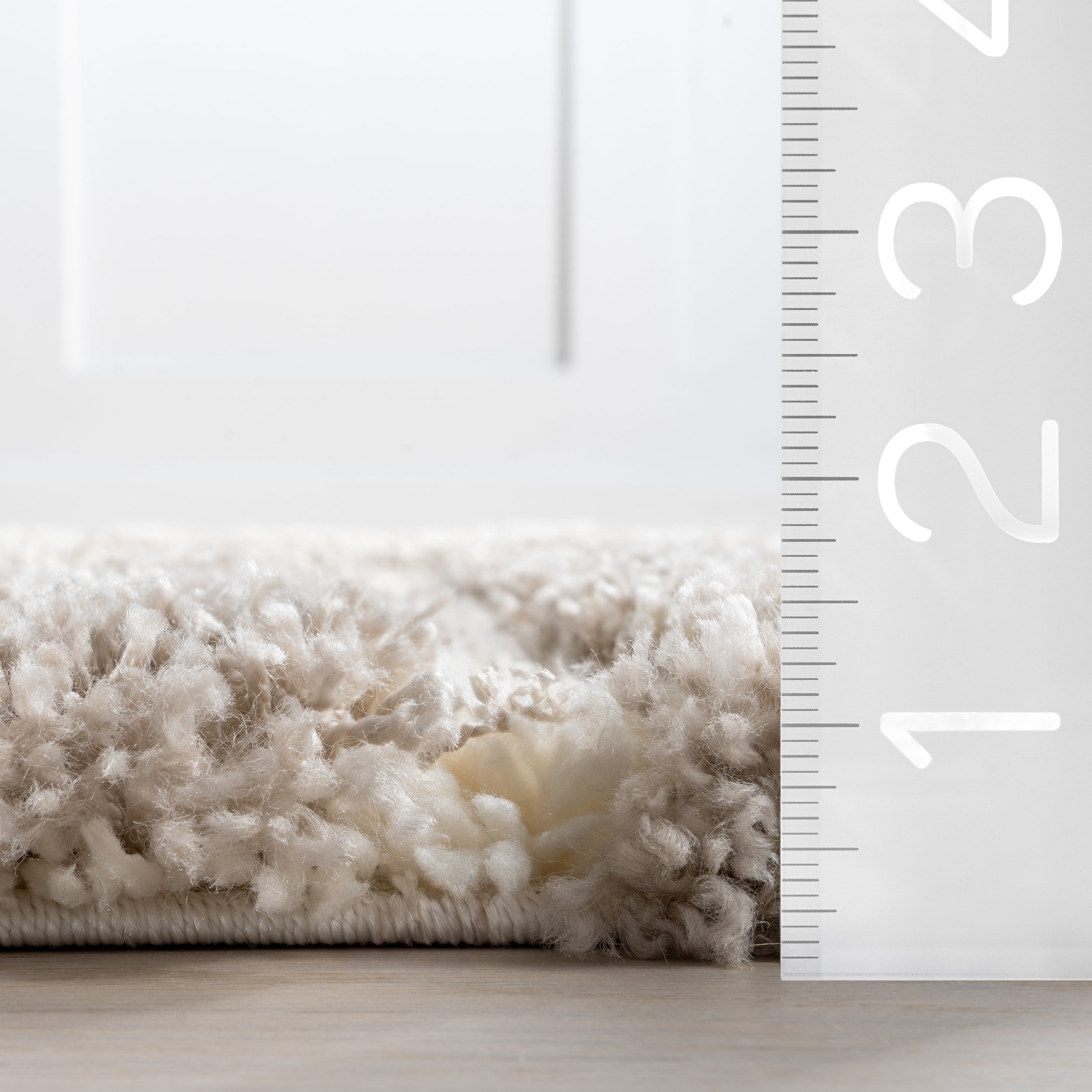 Rose Modern Geometric Shag Area Rug - Image 4