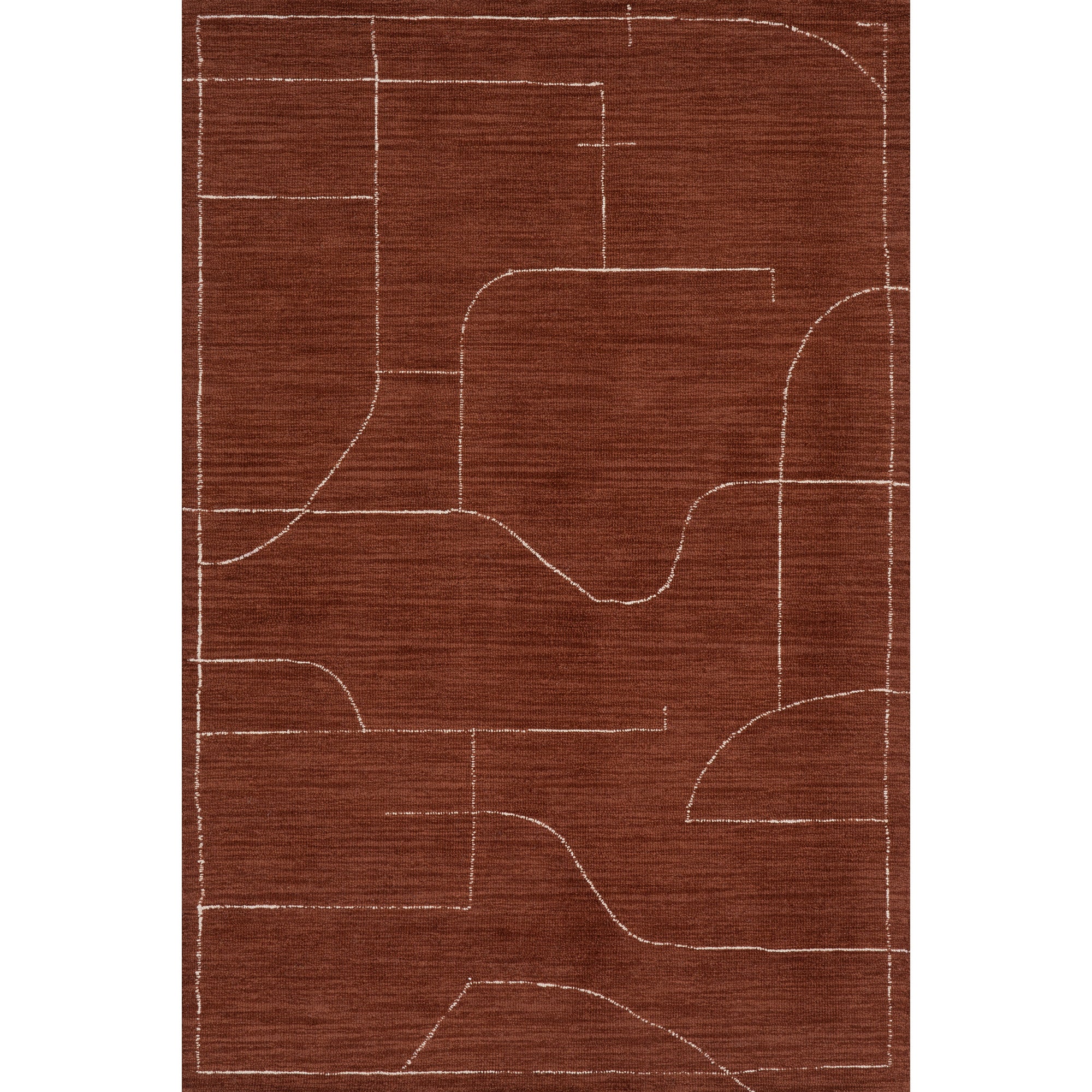 Renavea Abstract Bohemian Wool Area Rug - Image 15