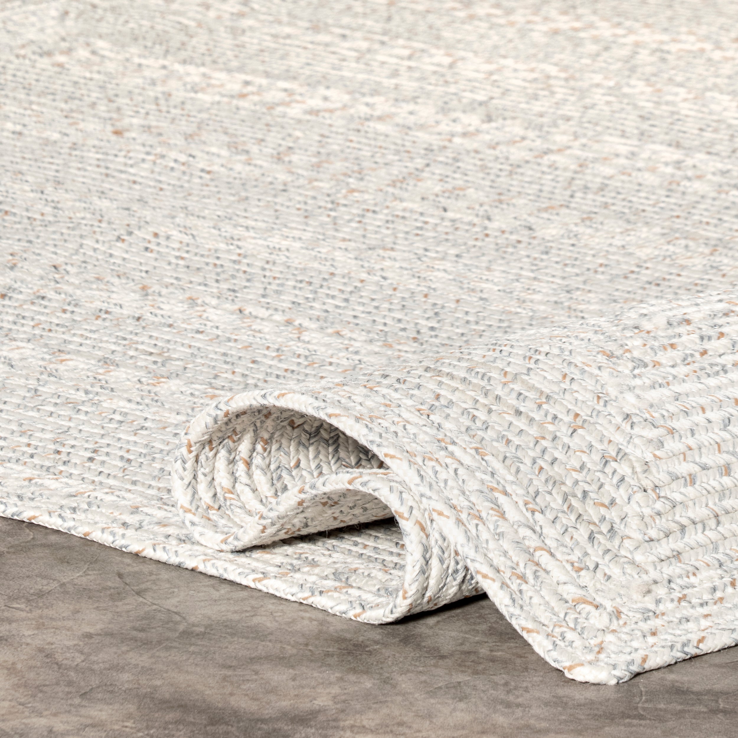 Rowan Braided Texture Indoor/Outdoor Area Rug - Image 4