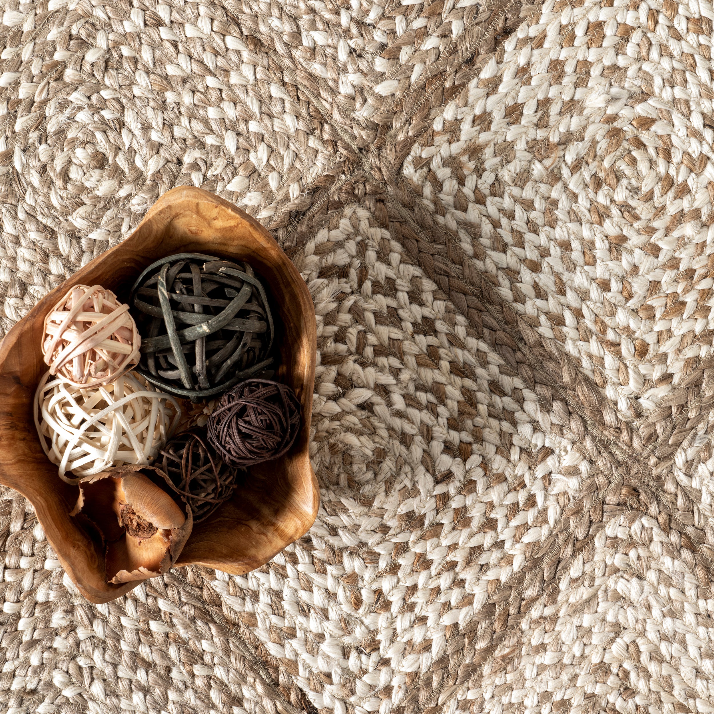 Meja Moroccan Lattice Jute Area Rug - Image 6