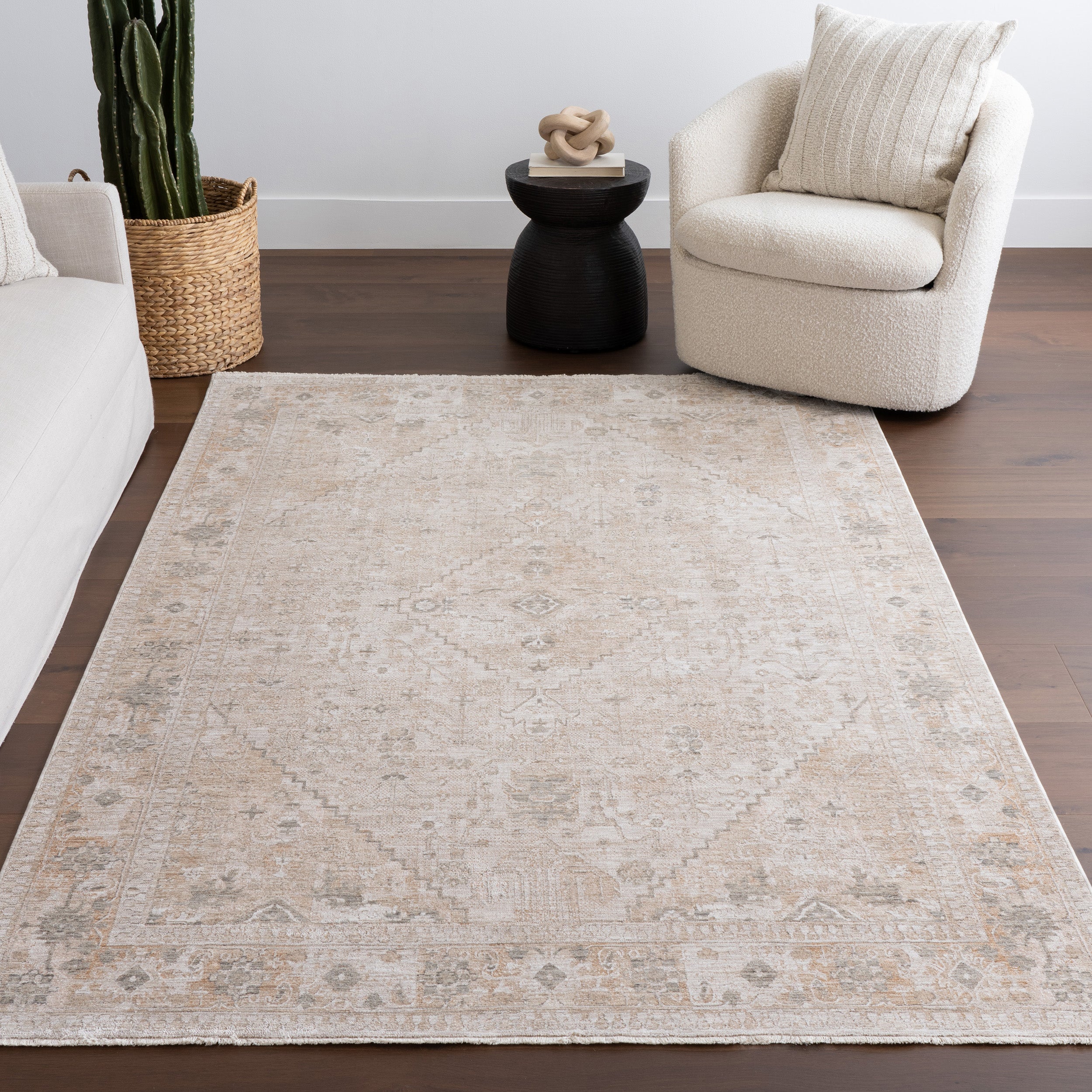 Koami Medallion Fringe Area Rug - Image 20