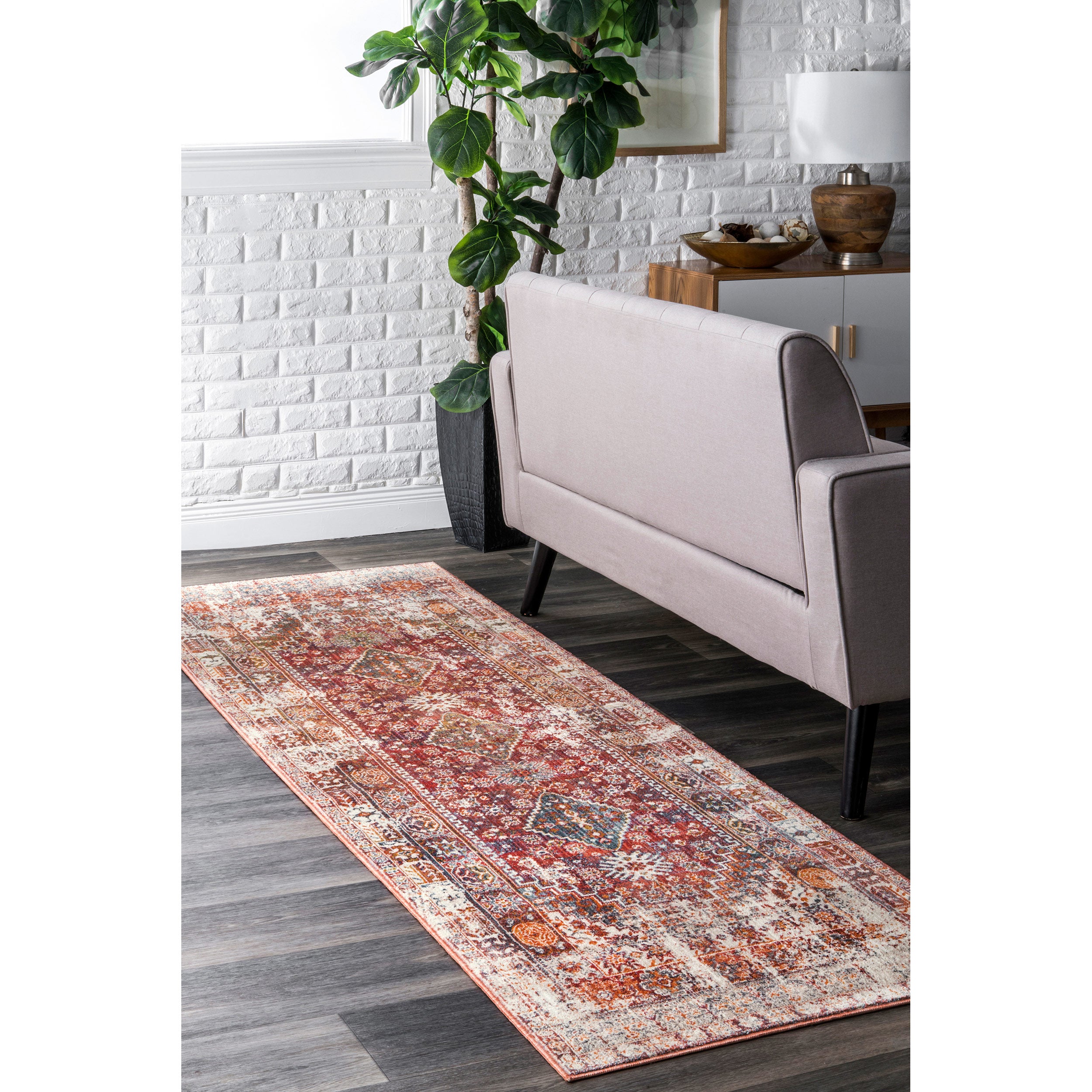 Farley Medallion Fringe Area Rug - Image 22