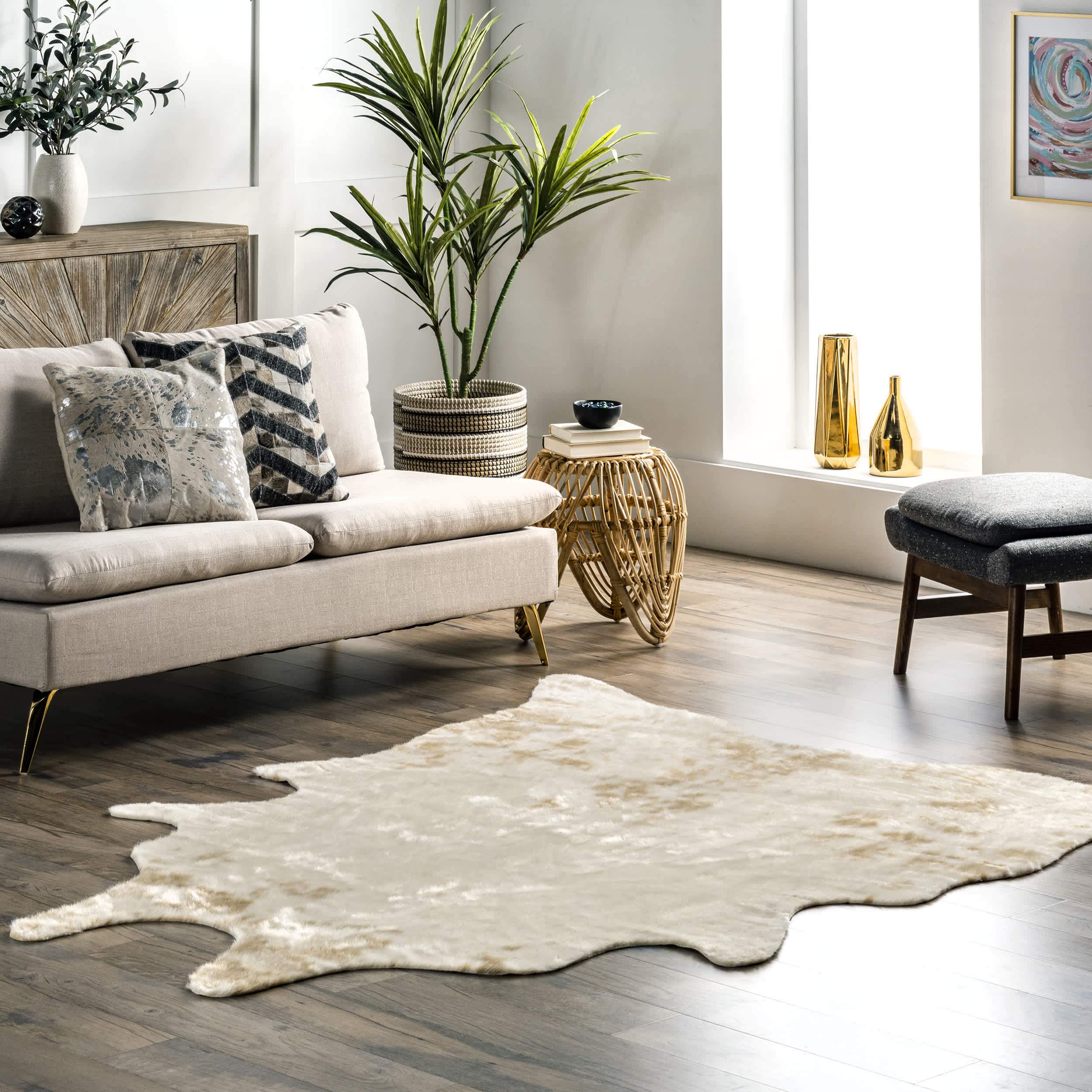 Faux Cowhide Washable Area Rug - Image 12
