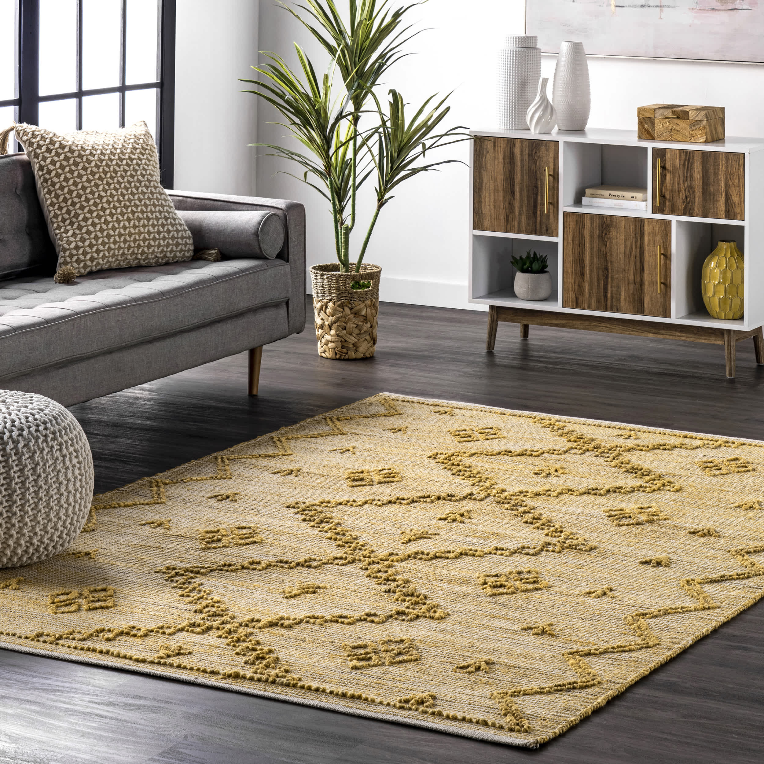 Handmade Moroccan Julianne Jute Area Rug - Image 23