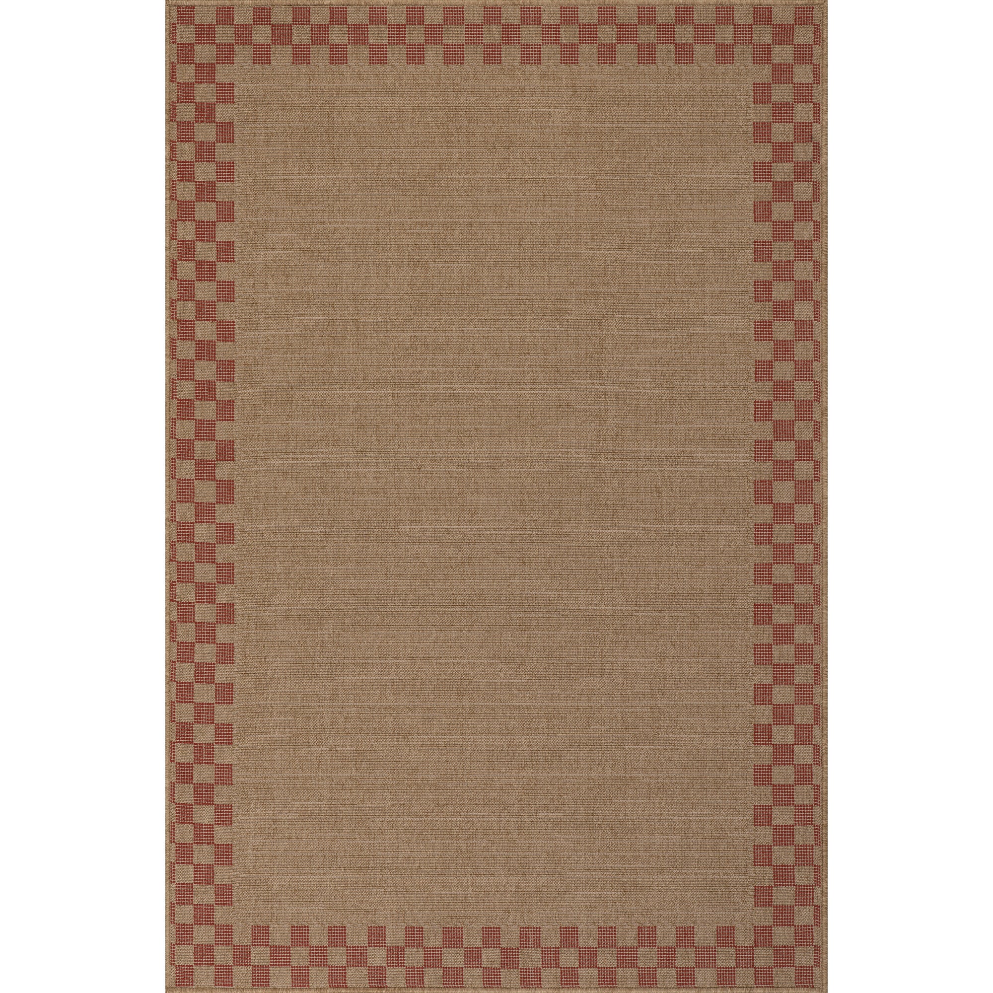 Nuloom Prisellae Bordered Checkered Indoor/Outdoor Area Rug