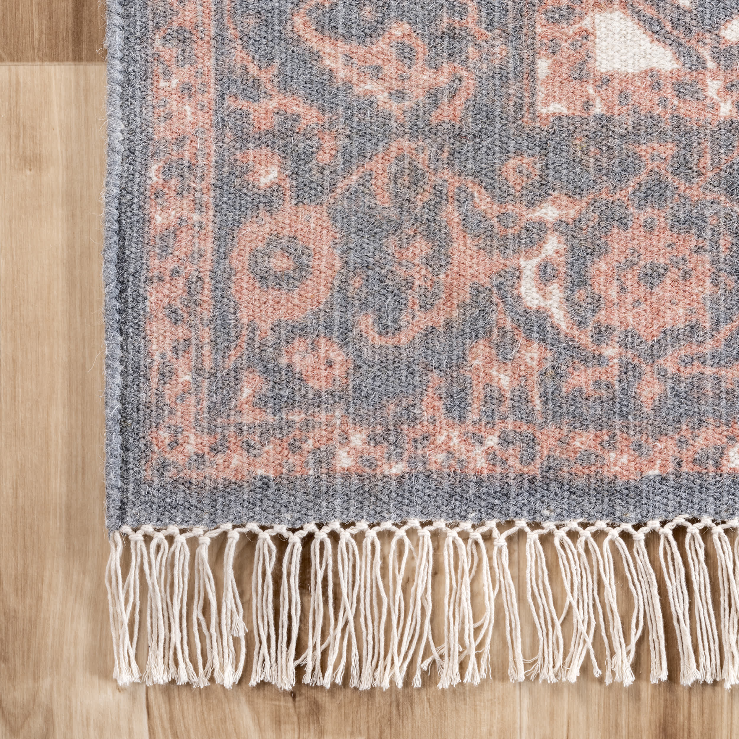 Hand Woven Werner Fringe Area Rug - Image 14
