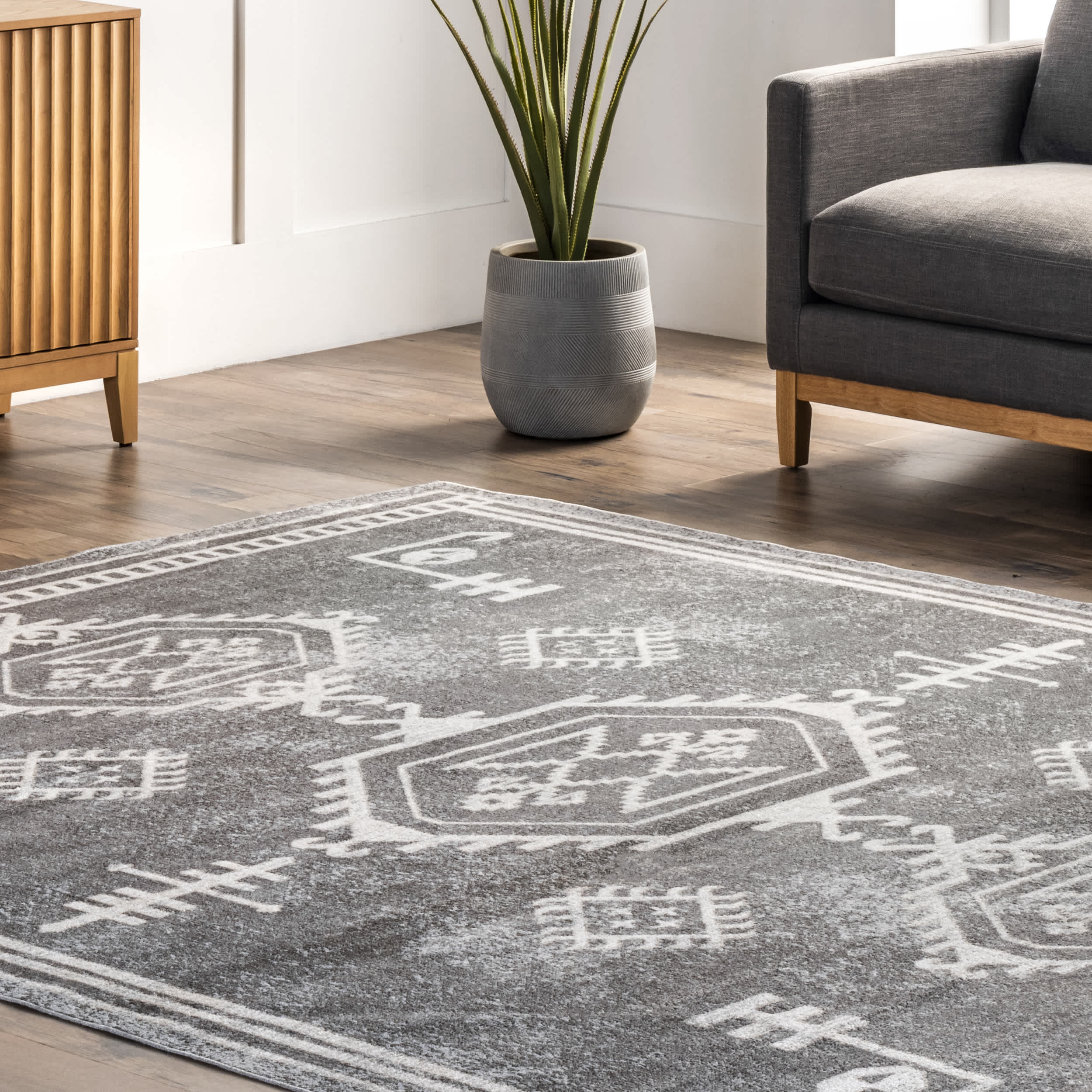 Kyleigh Machine Washable Southwestern Area Rug - Image 21