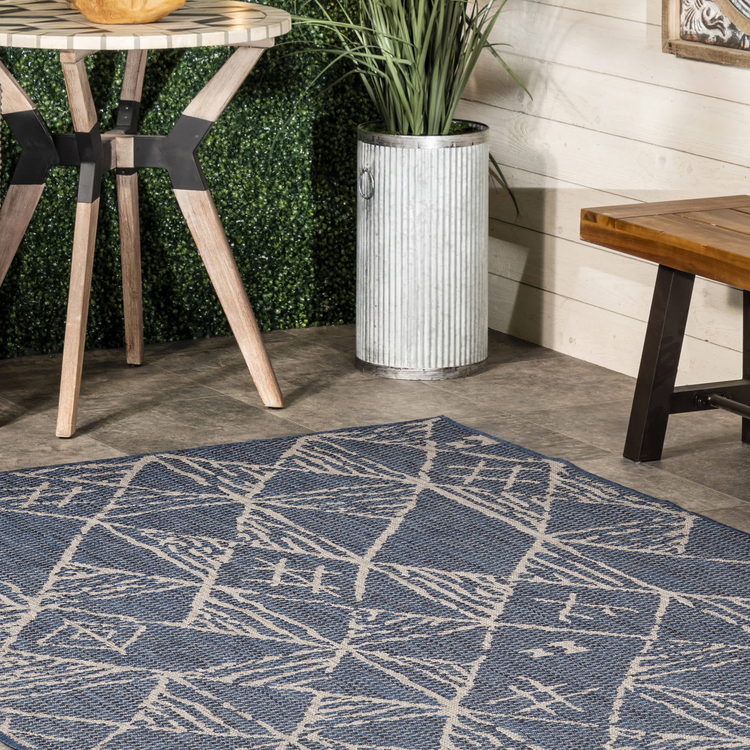 Marlow Geometric Aztec Indoor/Outdoor Area Rug - Image 9