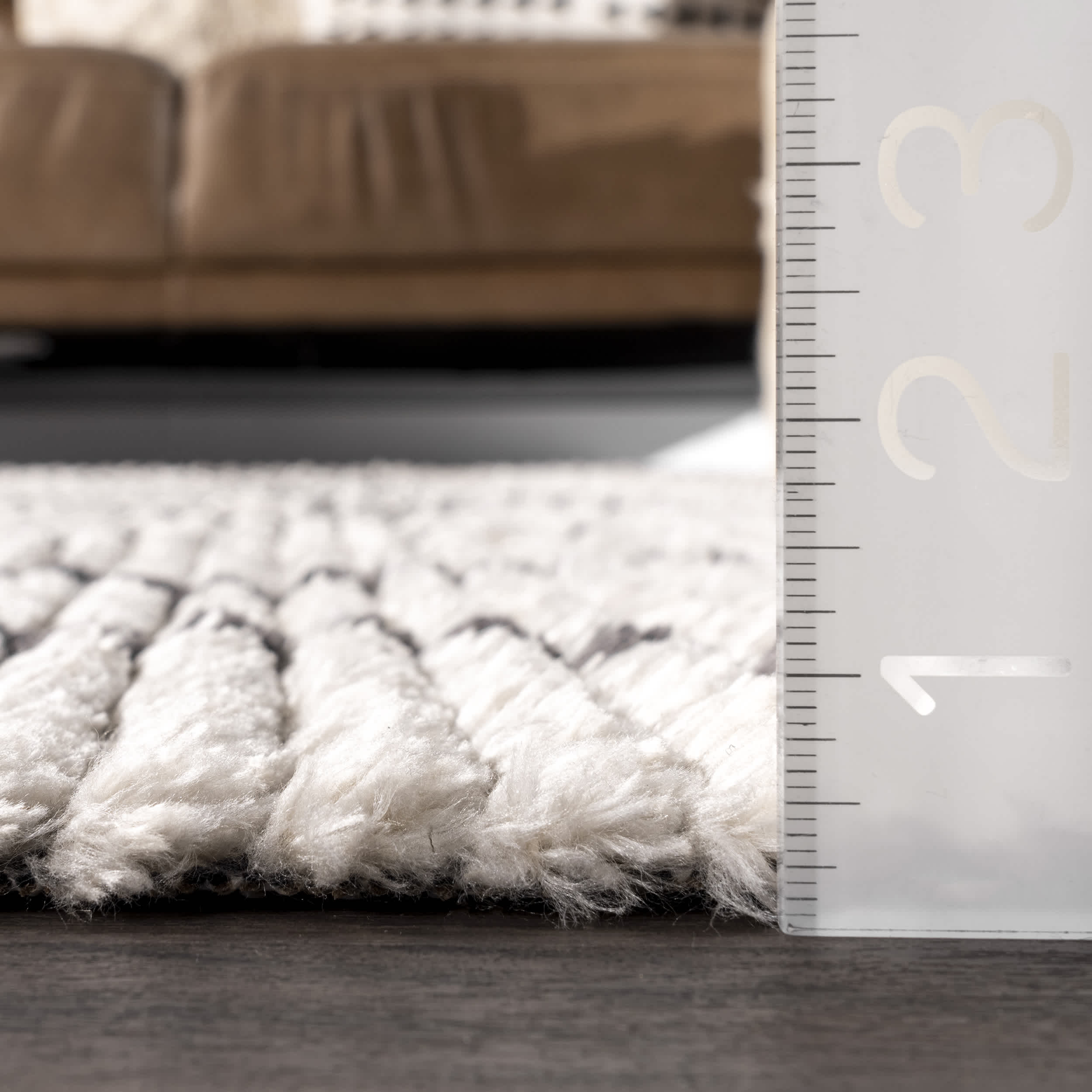 Mari Moroccan Soft Shag Fringe Area Rug - Image 3