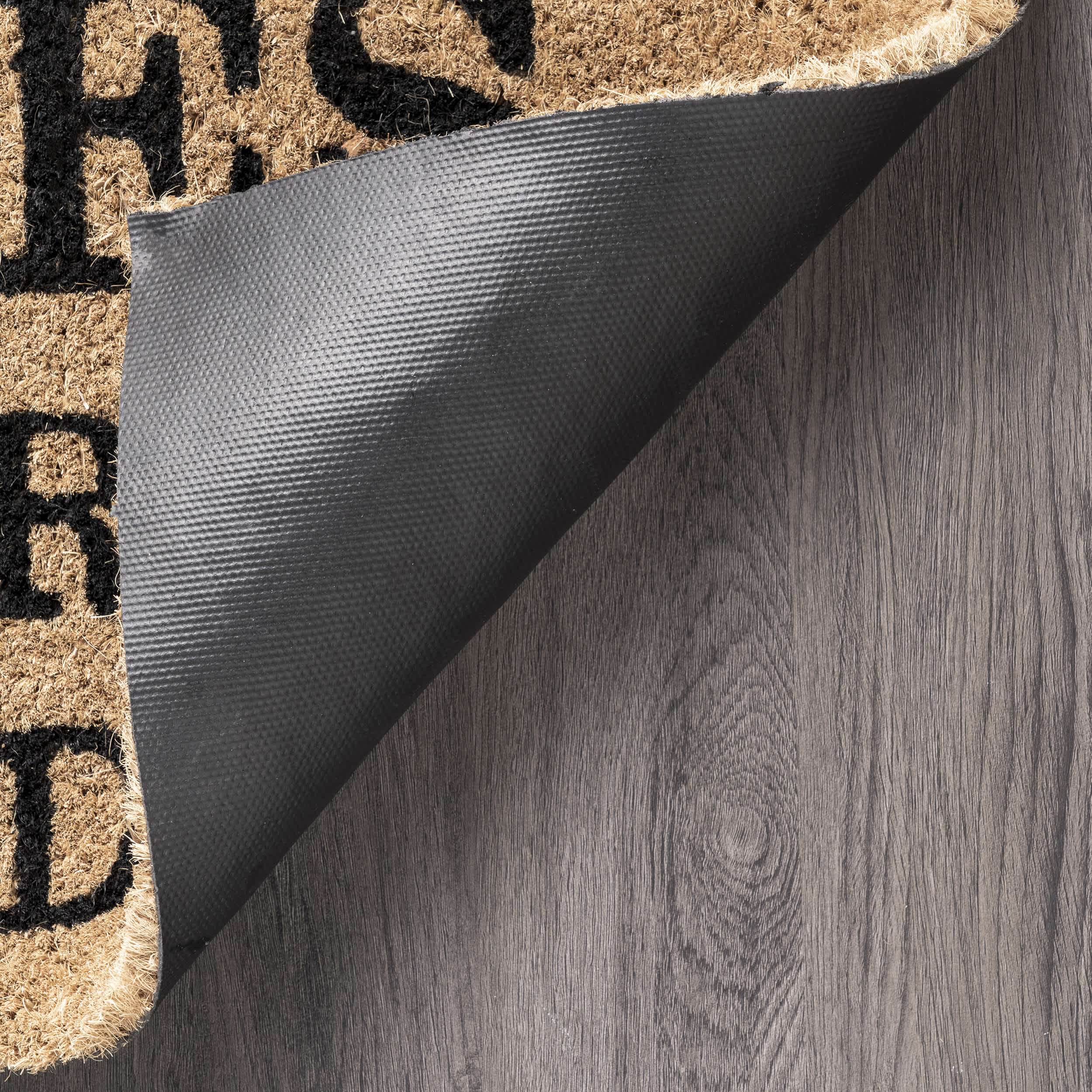 Leave Shoes and Worries Coir Doormat - Image 5