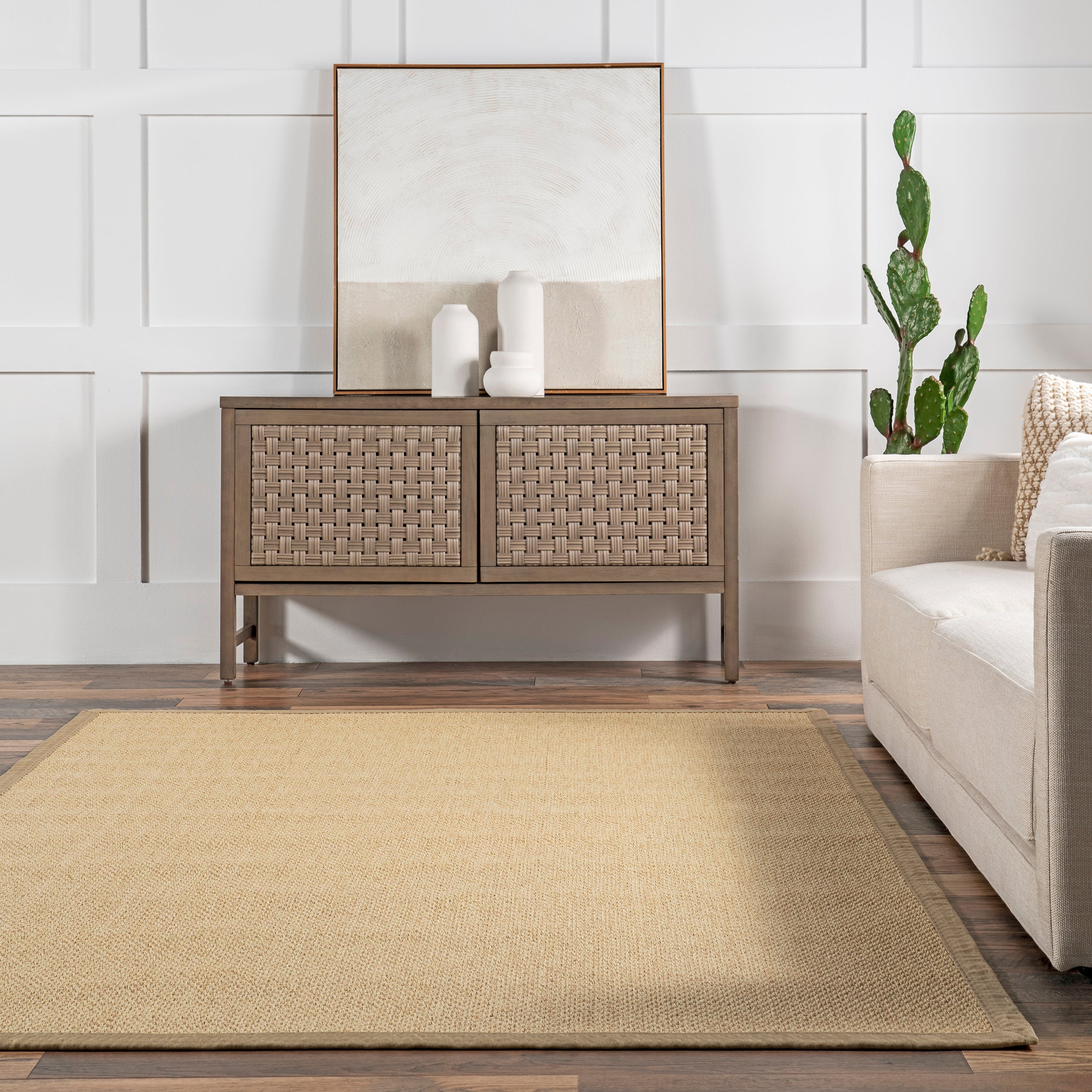 Suki Casual Faux Seagrass Indoor/Outdoor Area Rug - Image 8