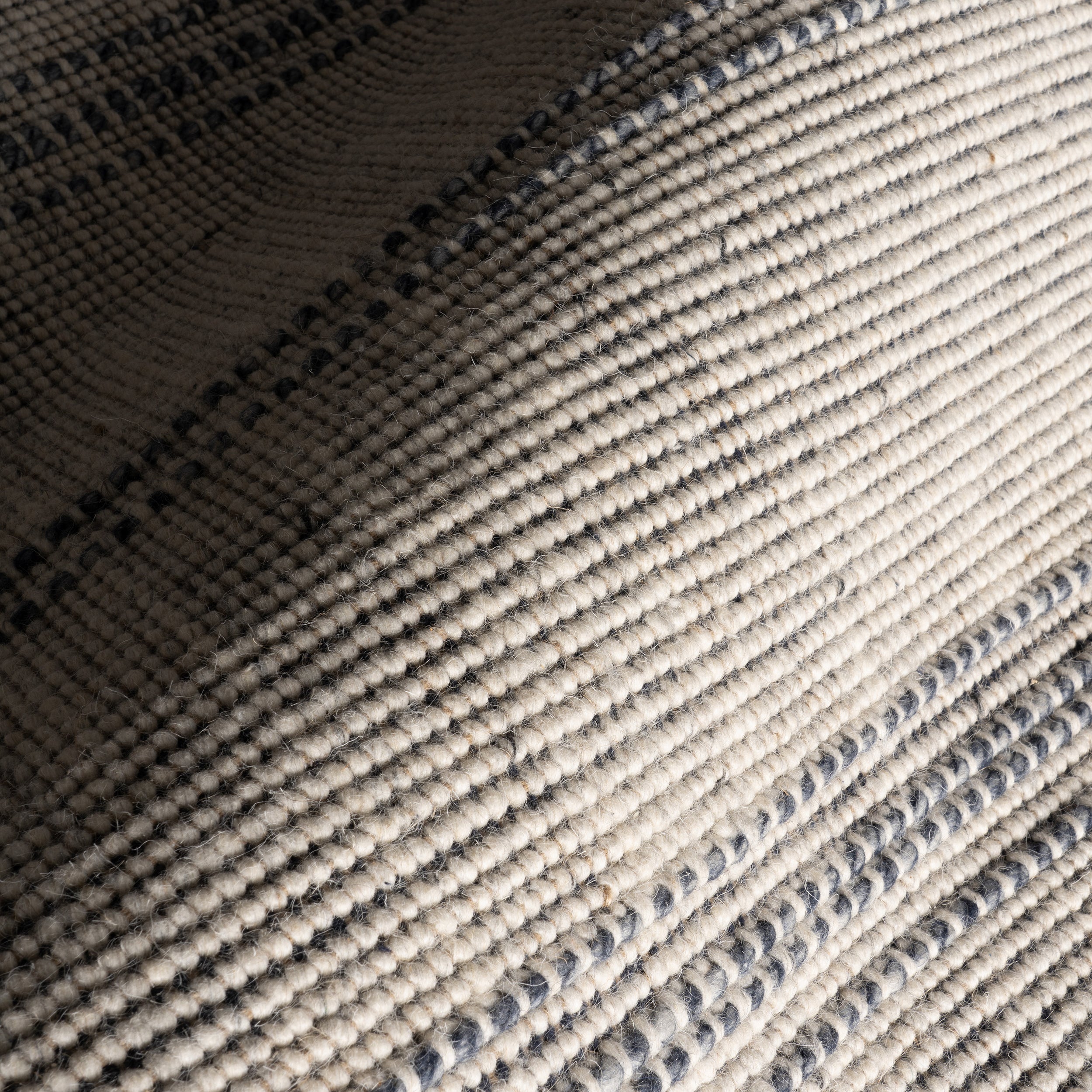 Garnet Striped Wool Area Rug - Image 5