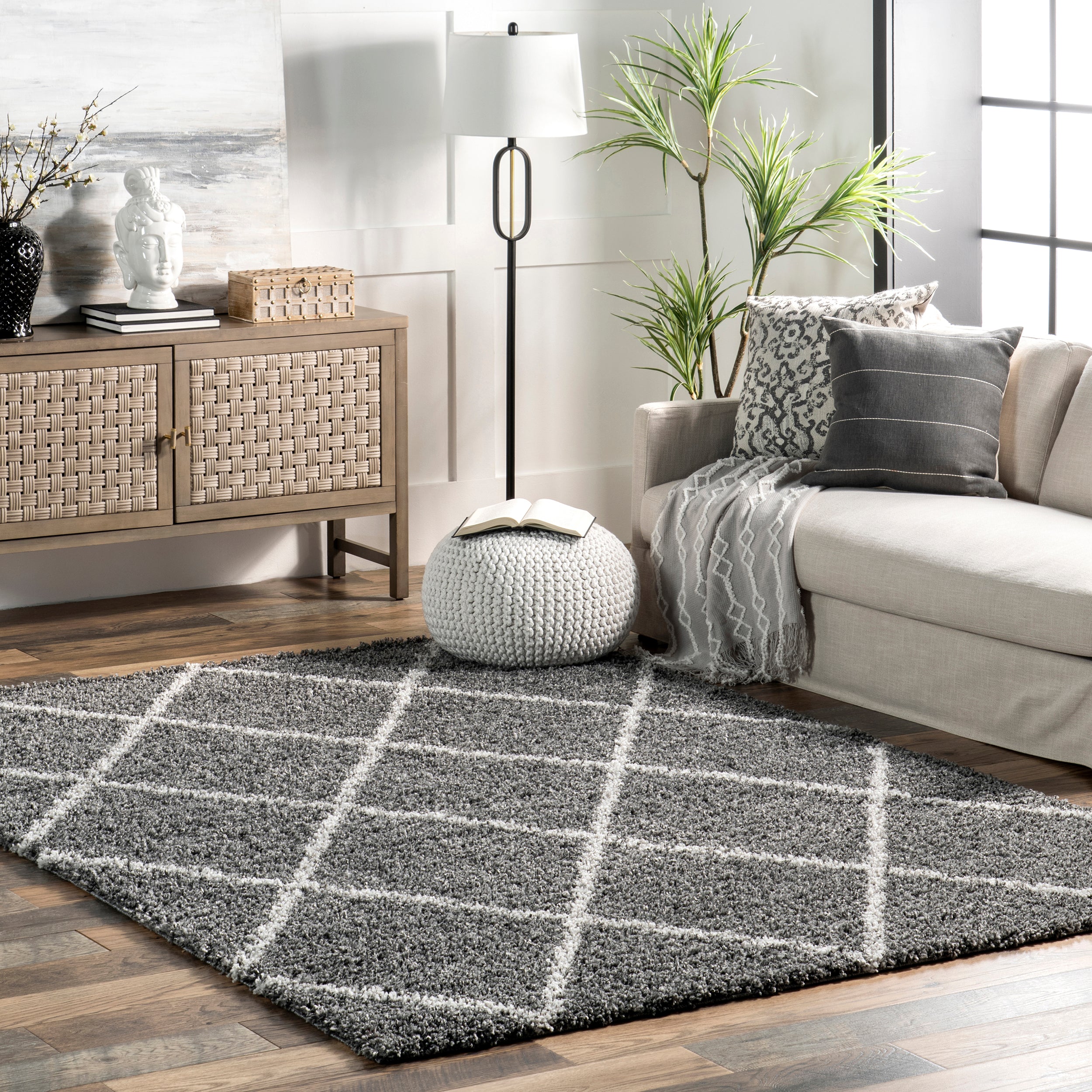 Tess Moroccan Shag Area Rug - Image 14