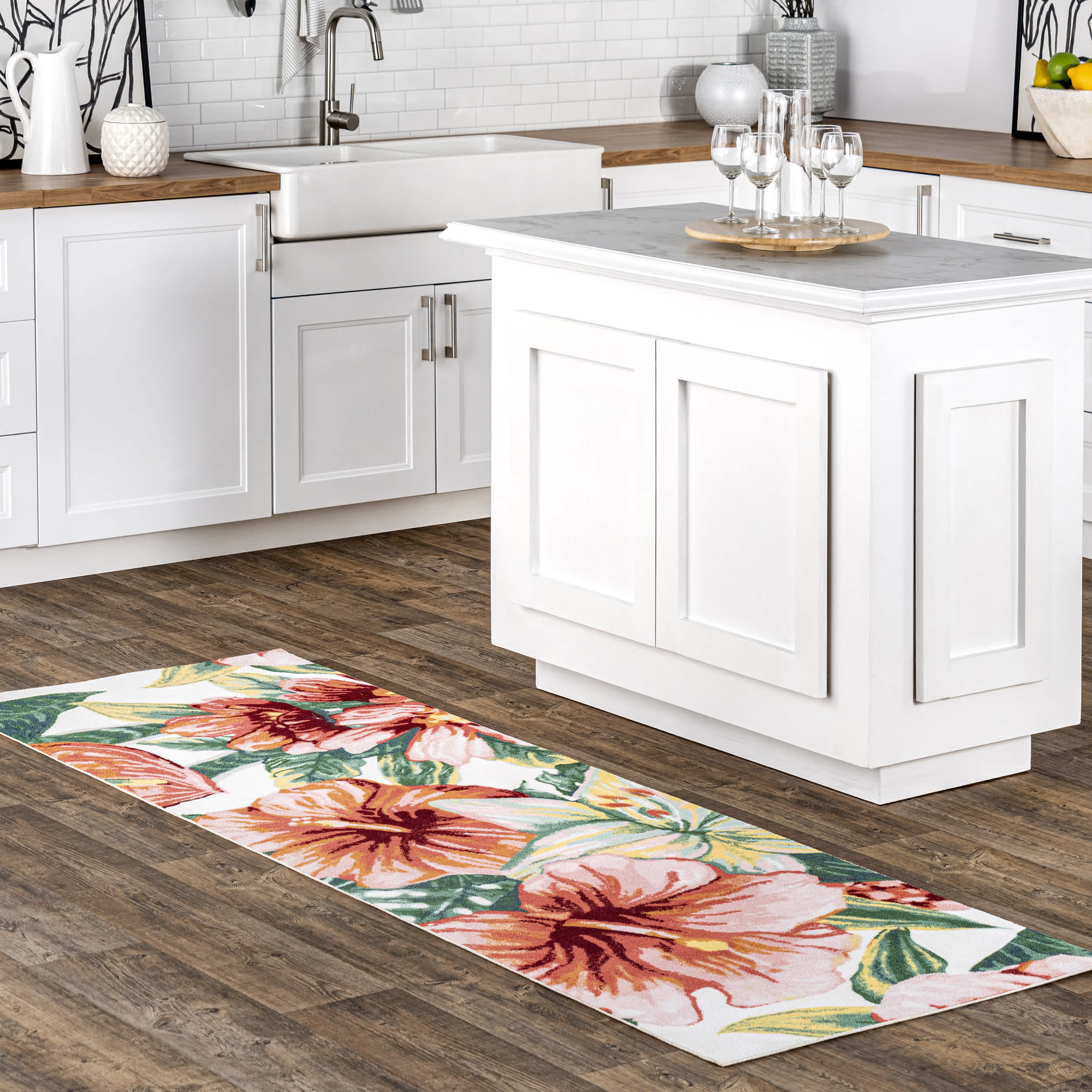 Contemporary Floral Sabrina Area Rug - Image 10