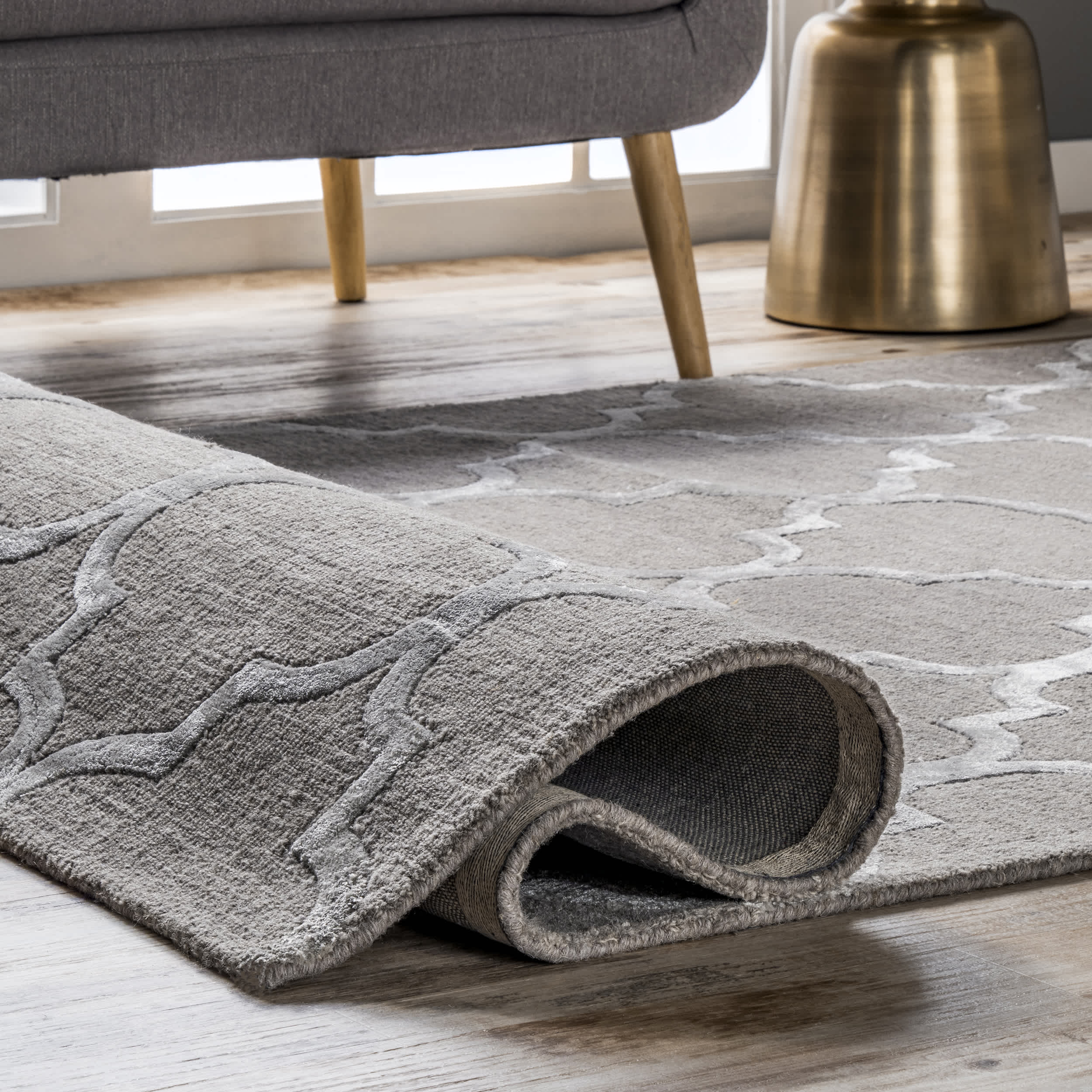 Hand Tufted Park Avenue Trellis Area Rug - Image 10