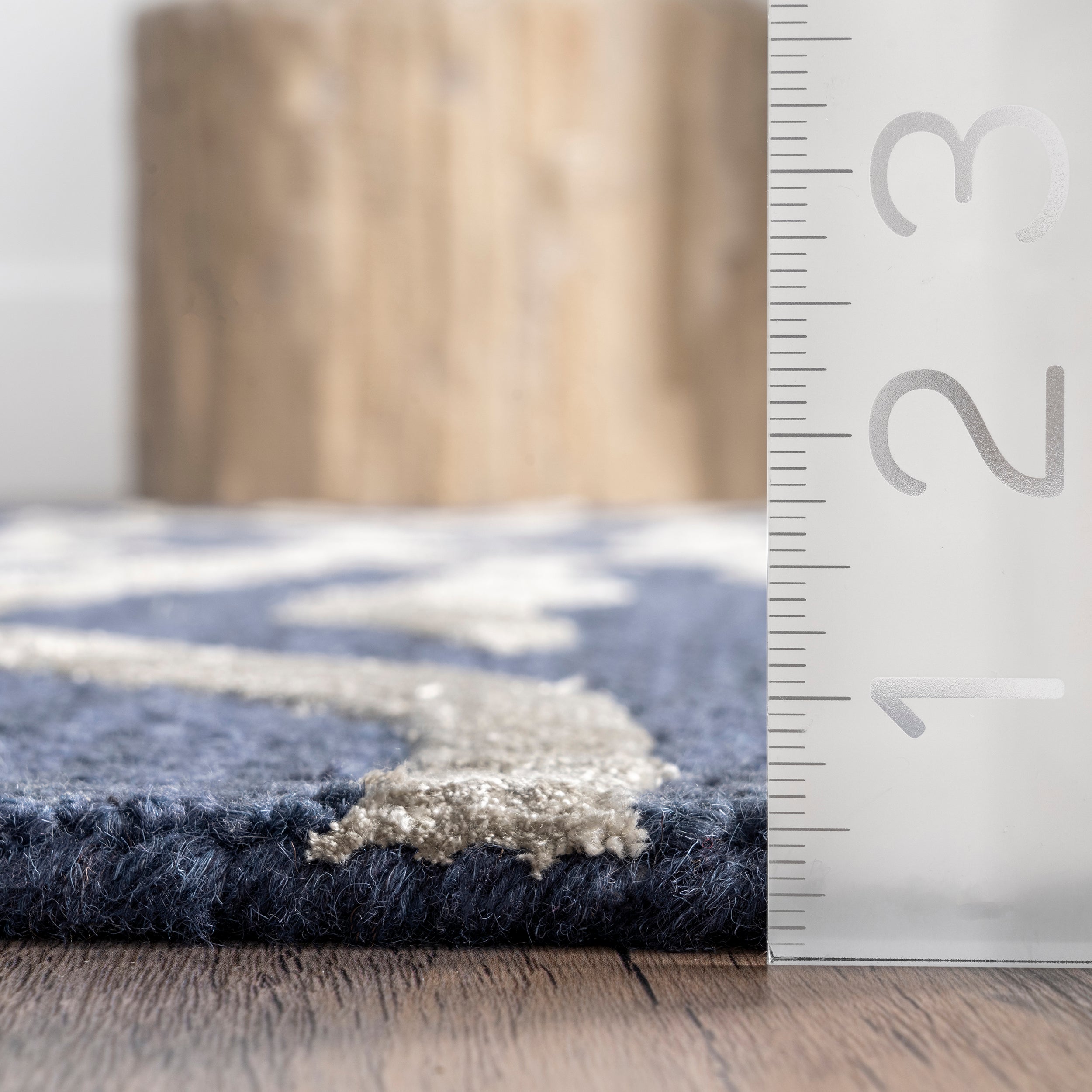 Hand Tufted Plush Zebra Area Rug - Image 13