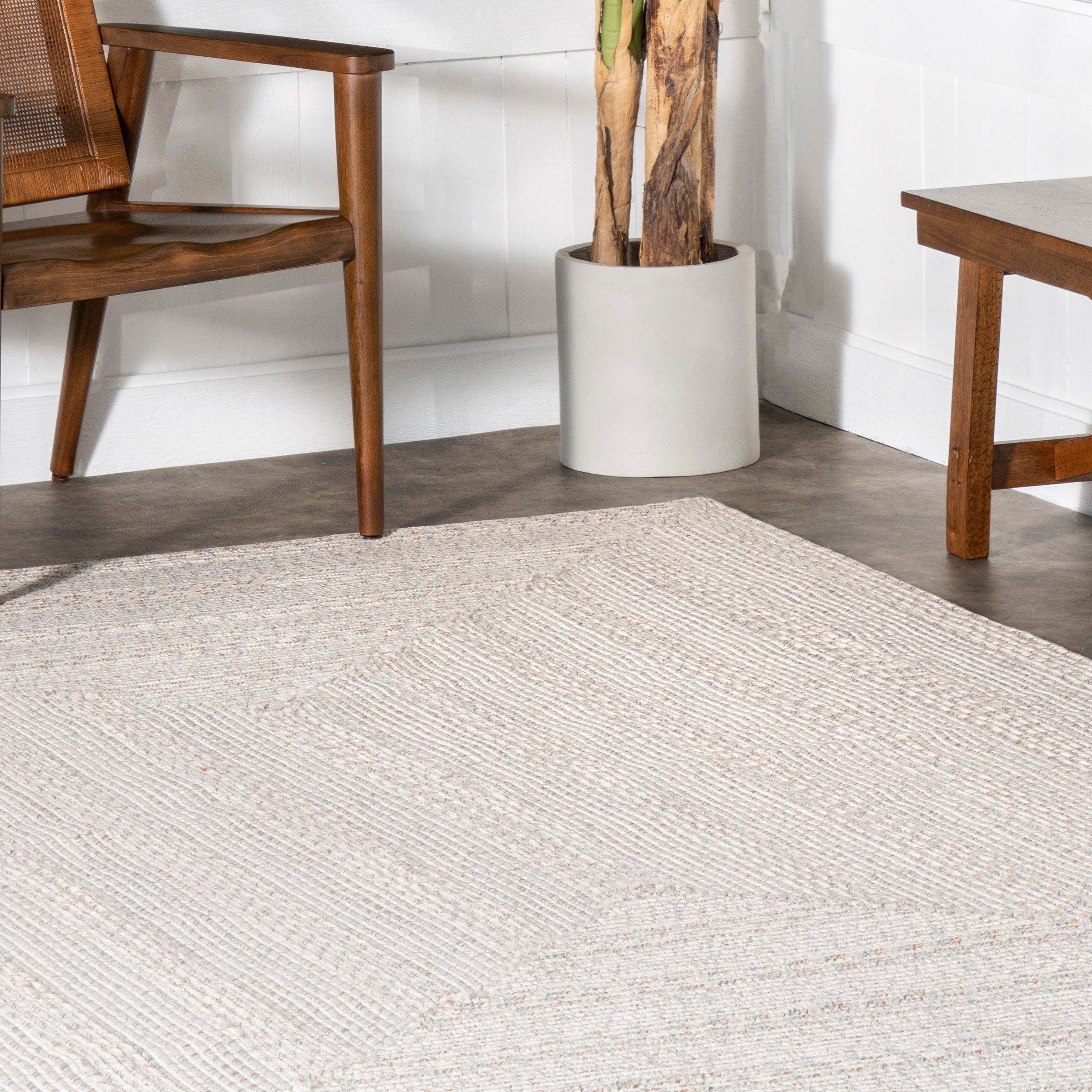 Rowan Braided Texture Indoor/Outdoor Area Rug - Image 9