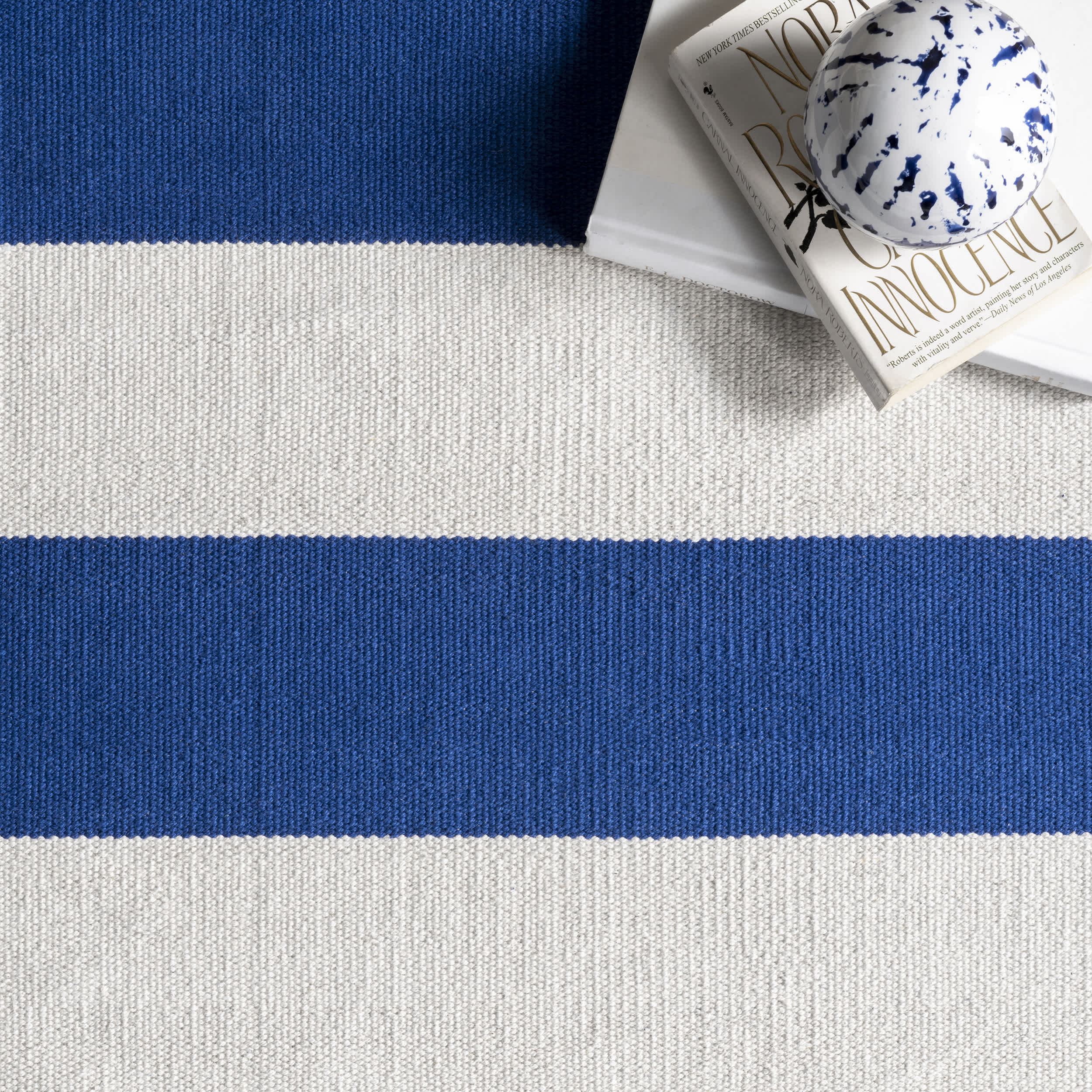Gracen Cotton Stripe Area Rug - Image 12