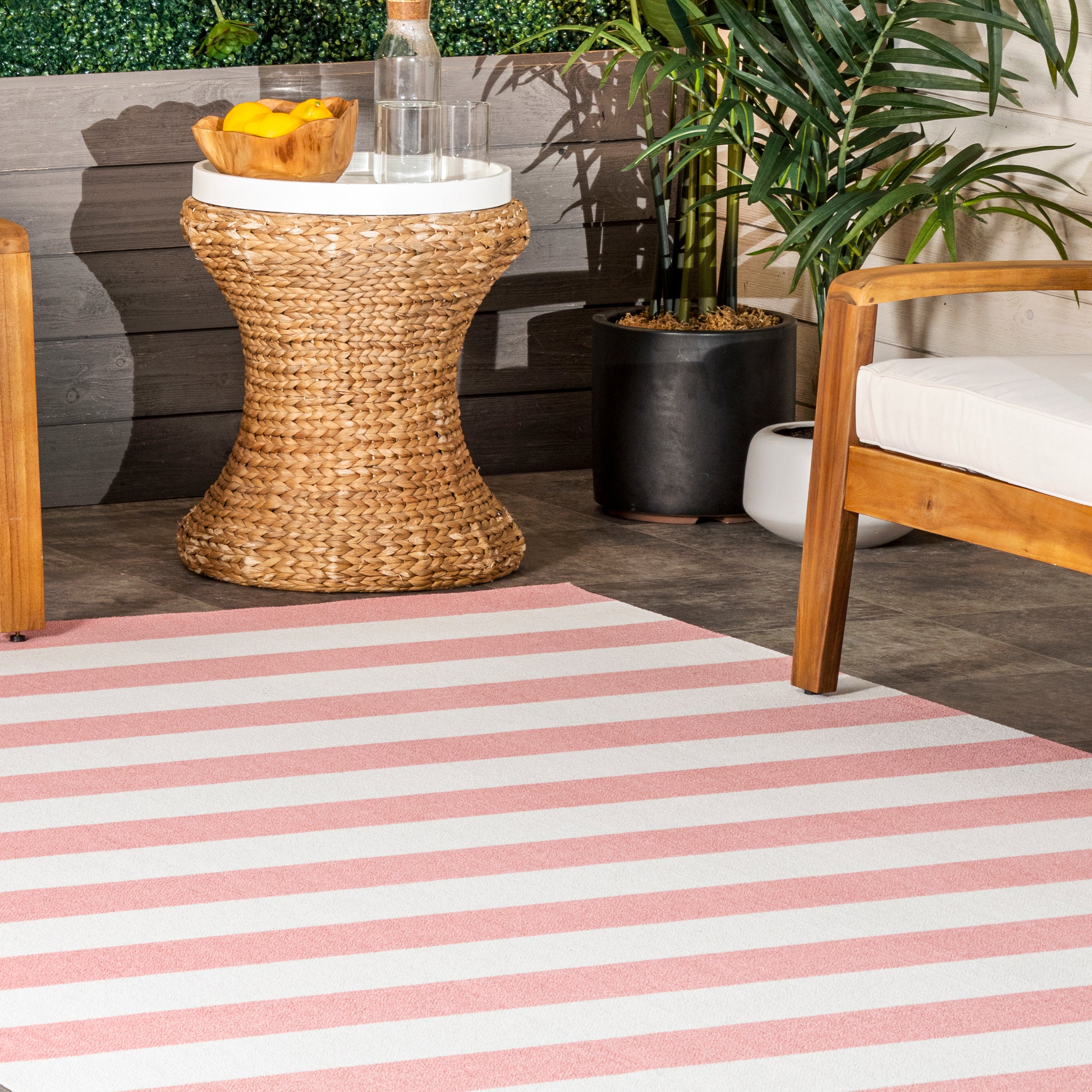 Christa Striped Indoor/Outdoor Area Rug - Image 19