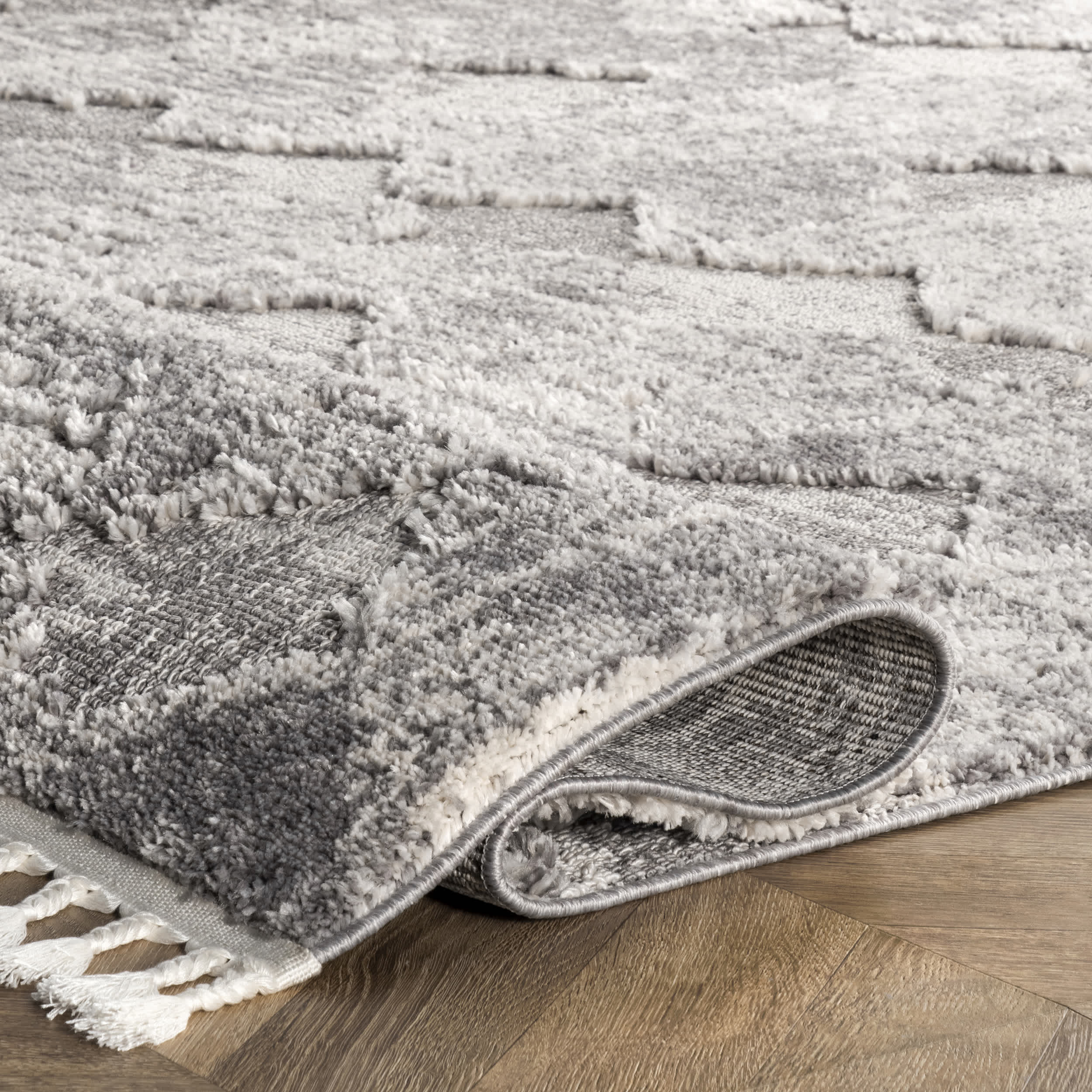 Agata Textured Tassel Area Rug - Image 7