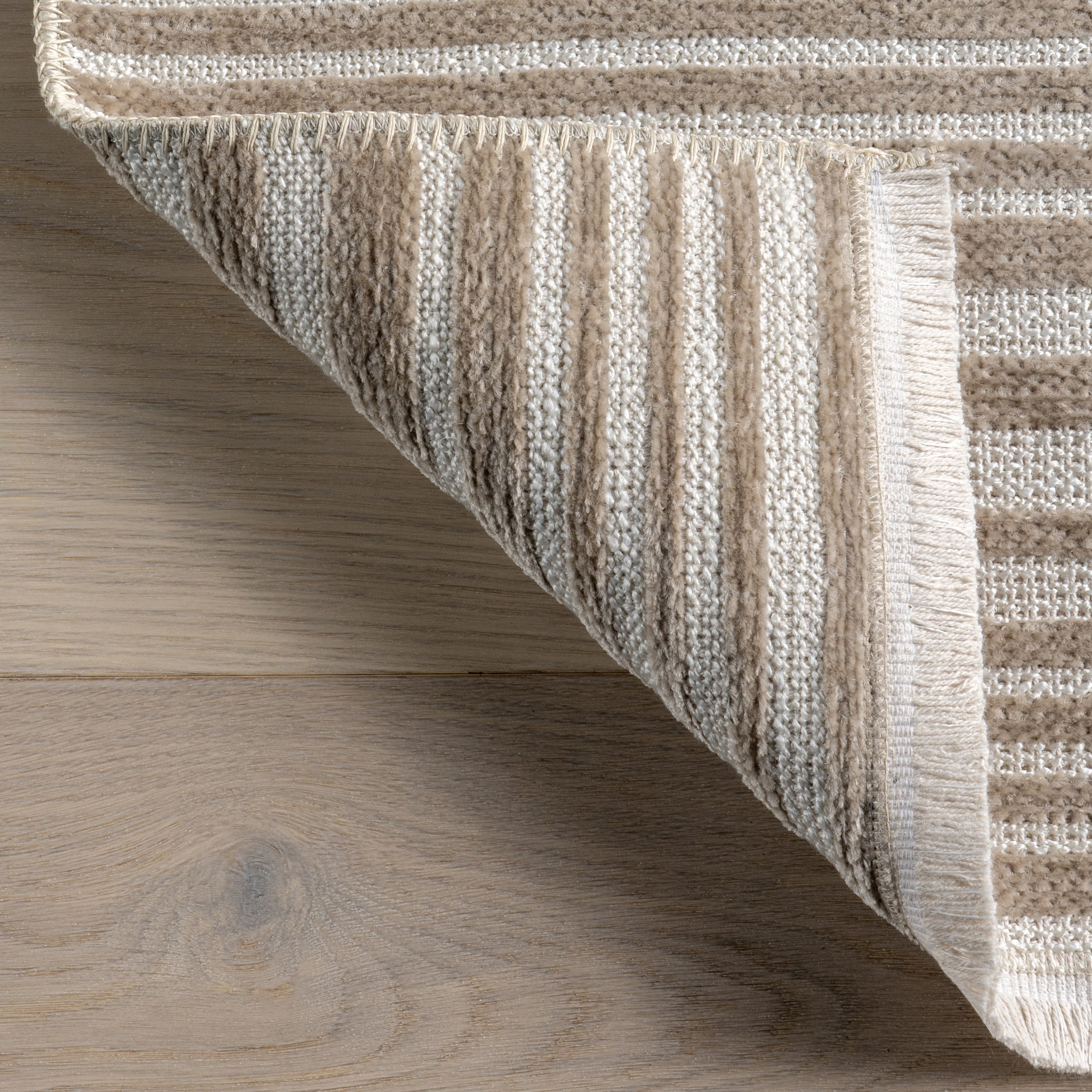 Millicent Striped Machine Washable Area Rug - Image 8