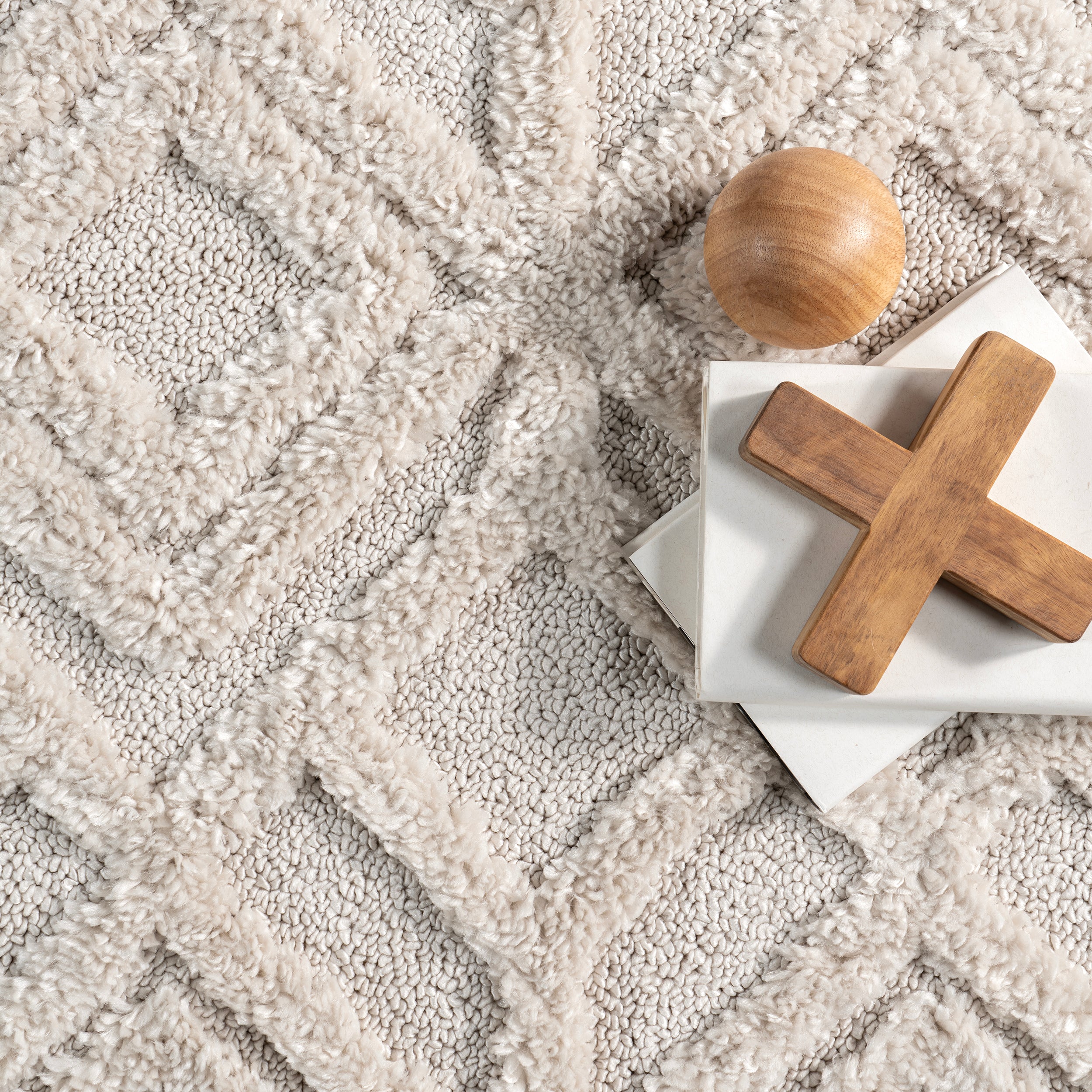 Akia Lattice High/Low Tassel Area Rug - Image 25