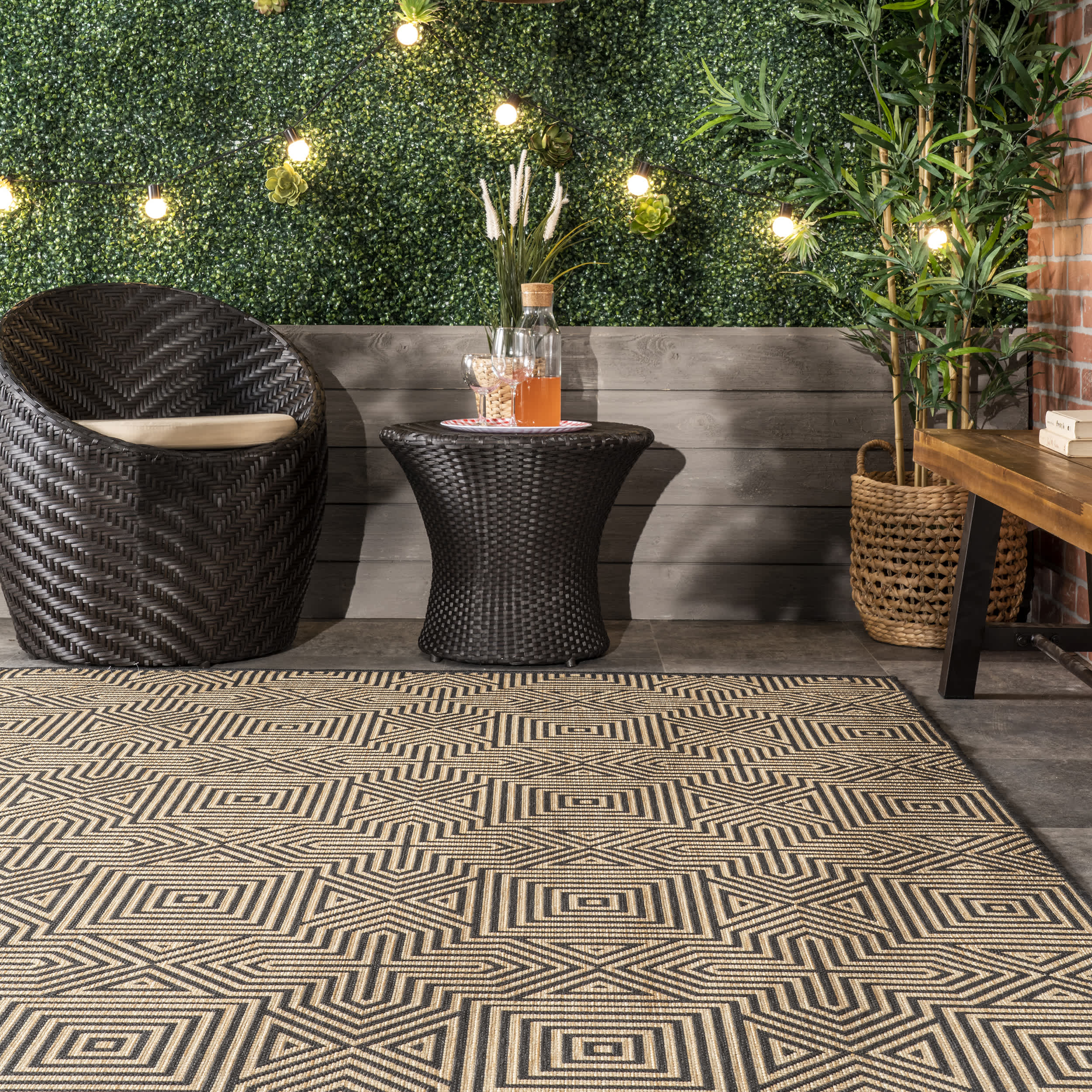 Kelsey Modern Abstract Indoor/Outdoor Area Rug - Image 16