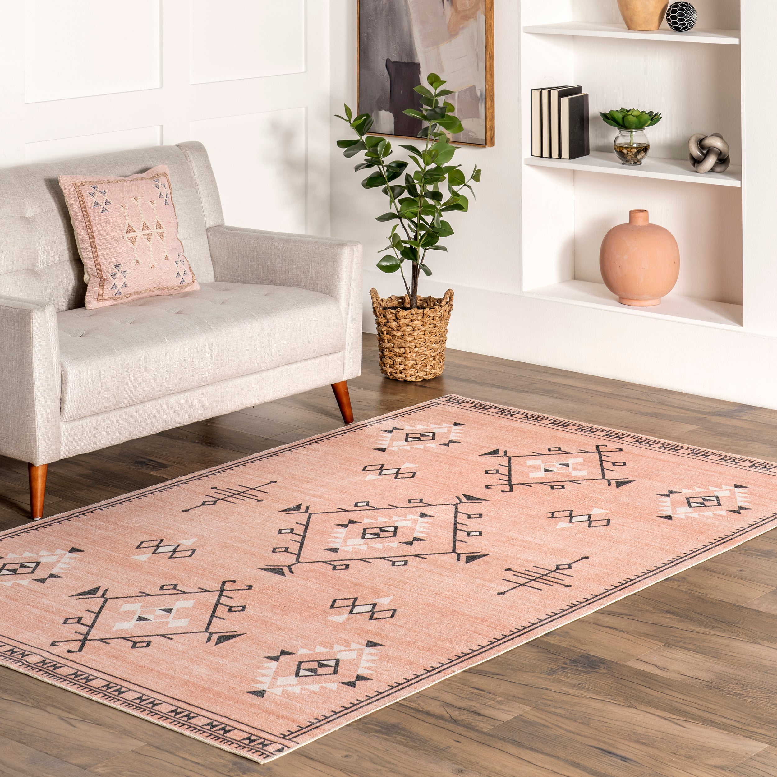 Evalyn Southwestern Machine Washable Area Rug - Image 23