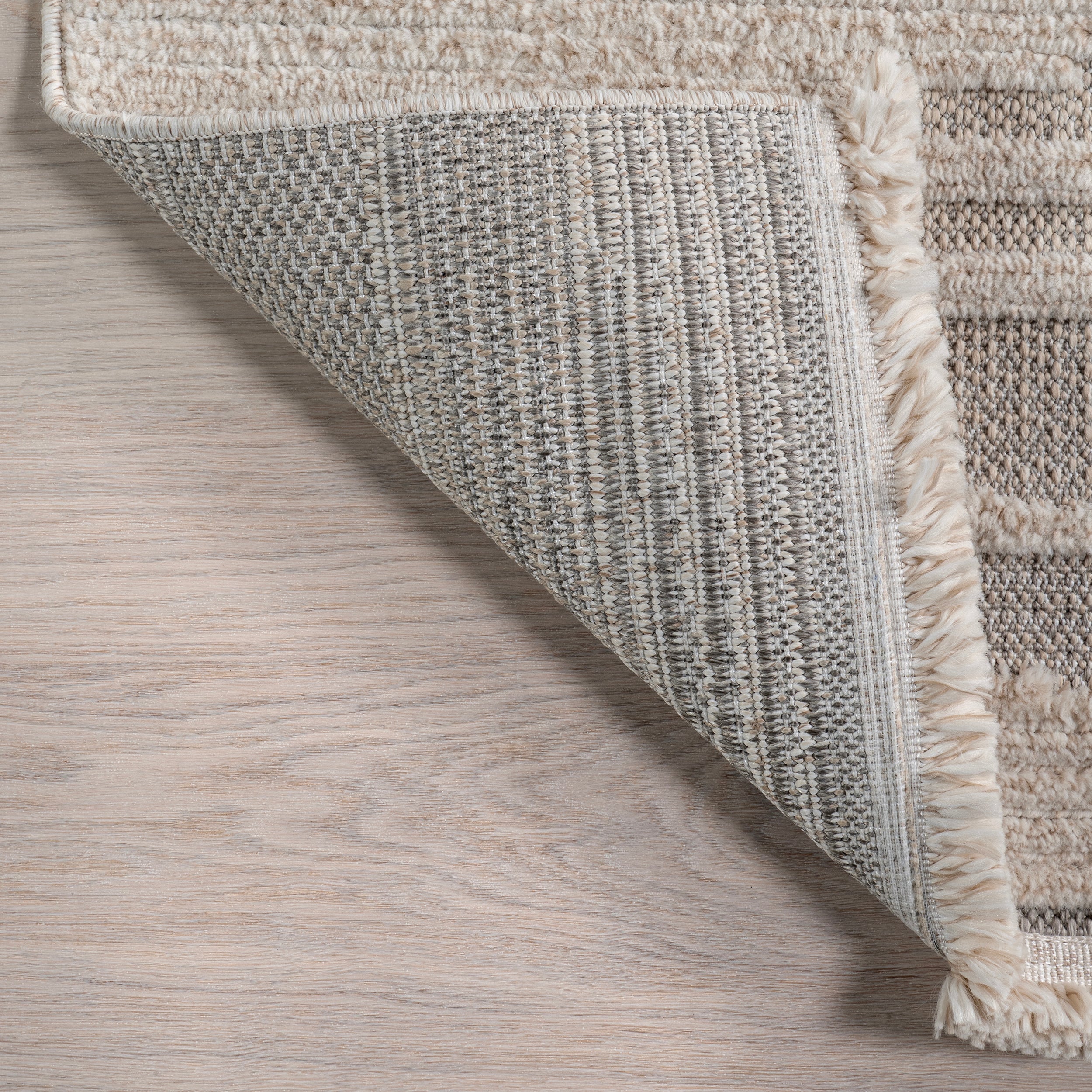 Ismene Modern High-Low Fringe Area Rug - Image 7