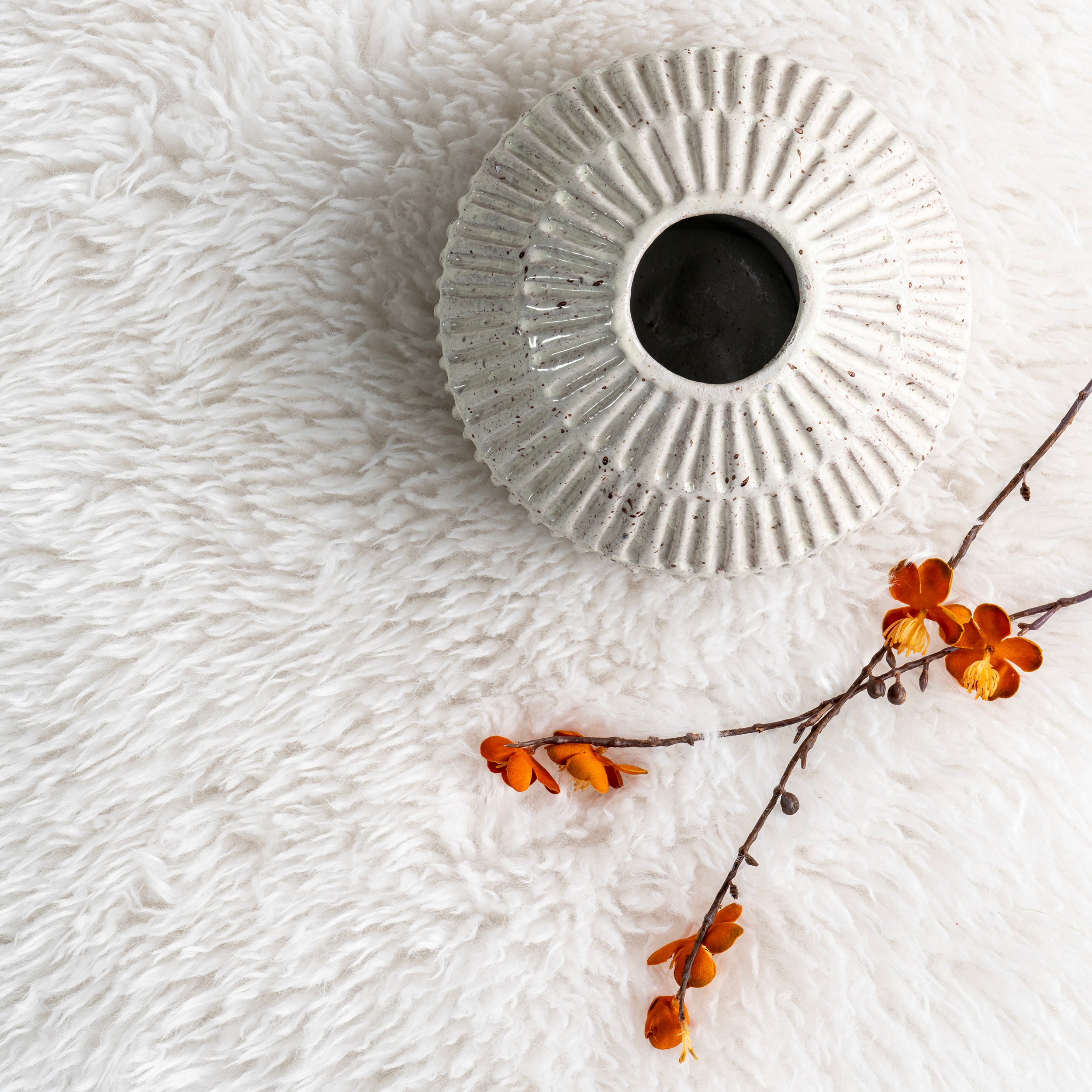 Salome Plush Faux Sheepskin Machine Washable Area Rug - Image 6