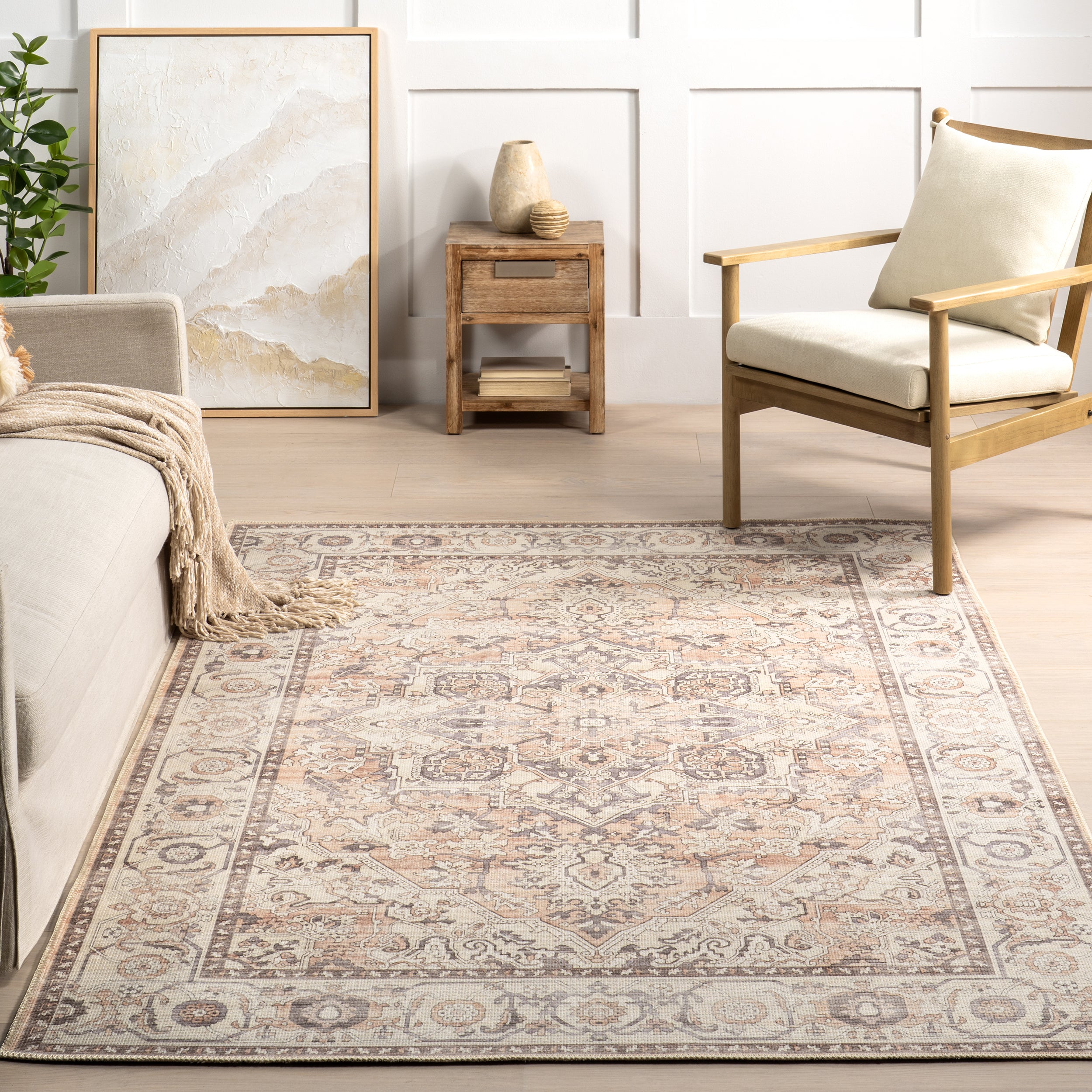 Green Haven Collection Mylah Recycled Cotton Machine Washable Area Rug - Image 8