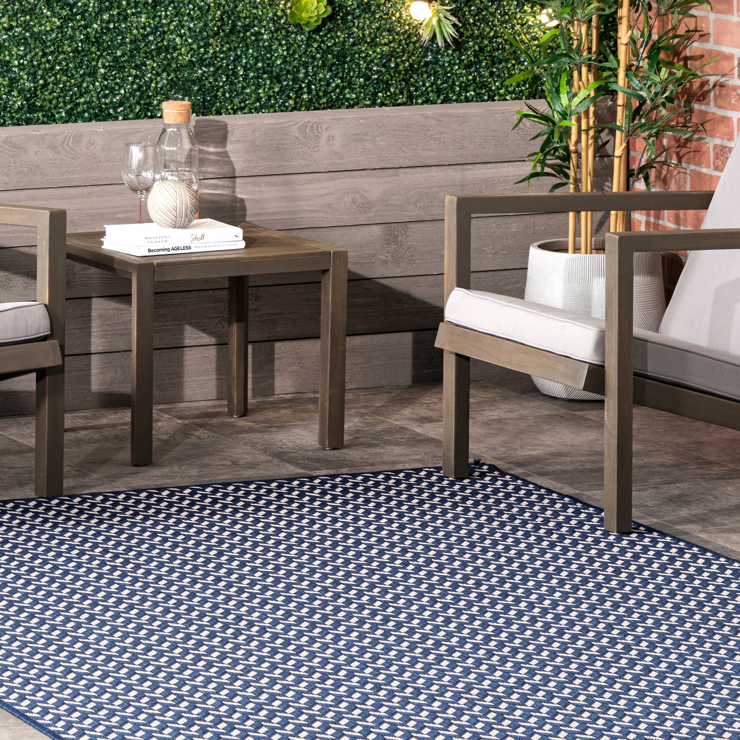Camryn Herringbone Indoor/Outdoor Area Rug - Image 20