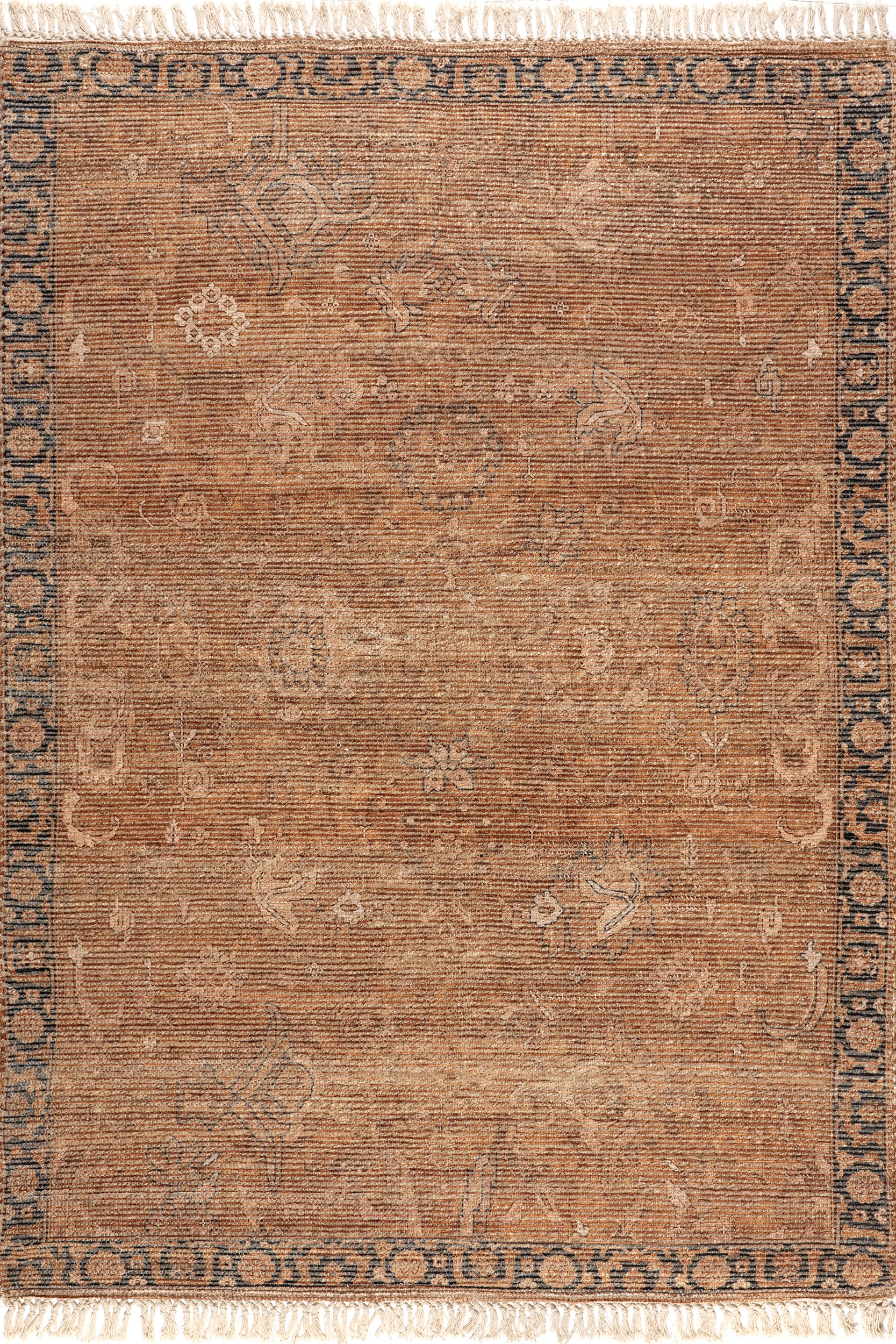 Marigold Vintage Tasseled Area Rug