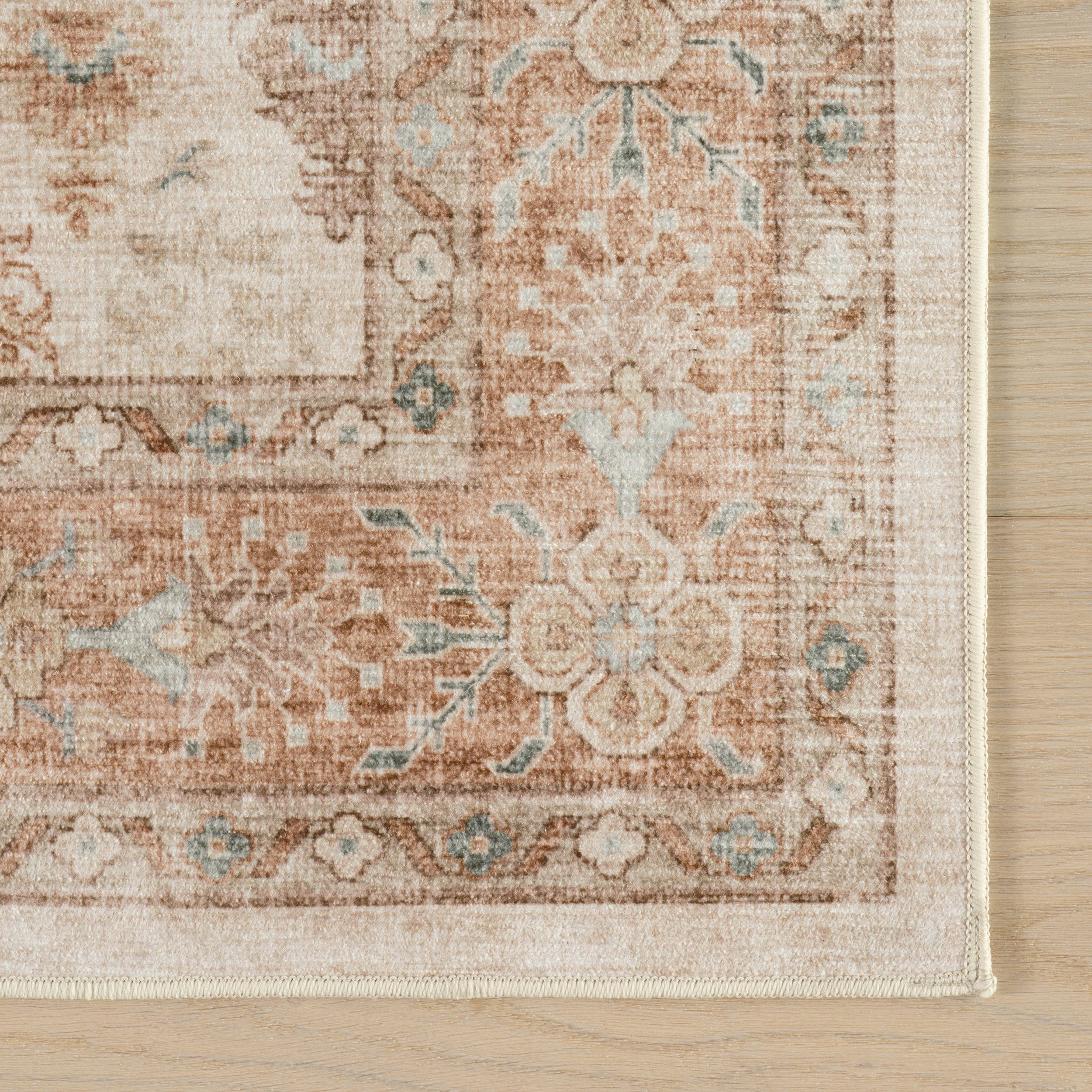 Nuloom Caria Traditional Bordered Washable Area Rug - Image 4