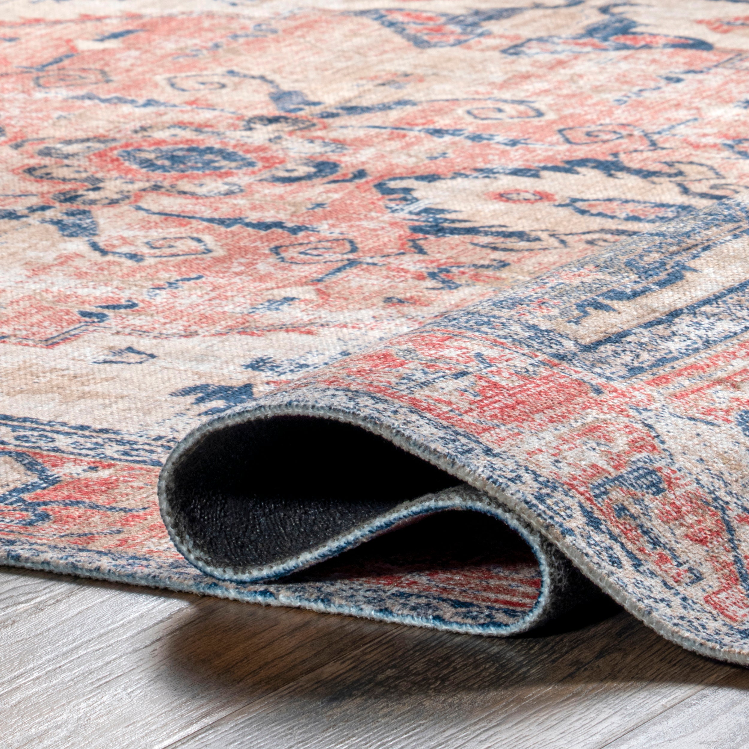 Larkspur Persian Fringed Machine Washable Area Rug - Image 11