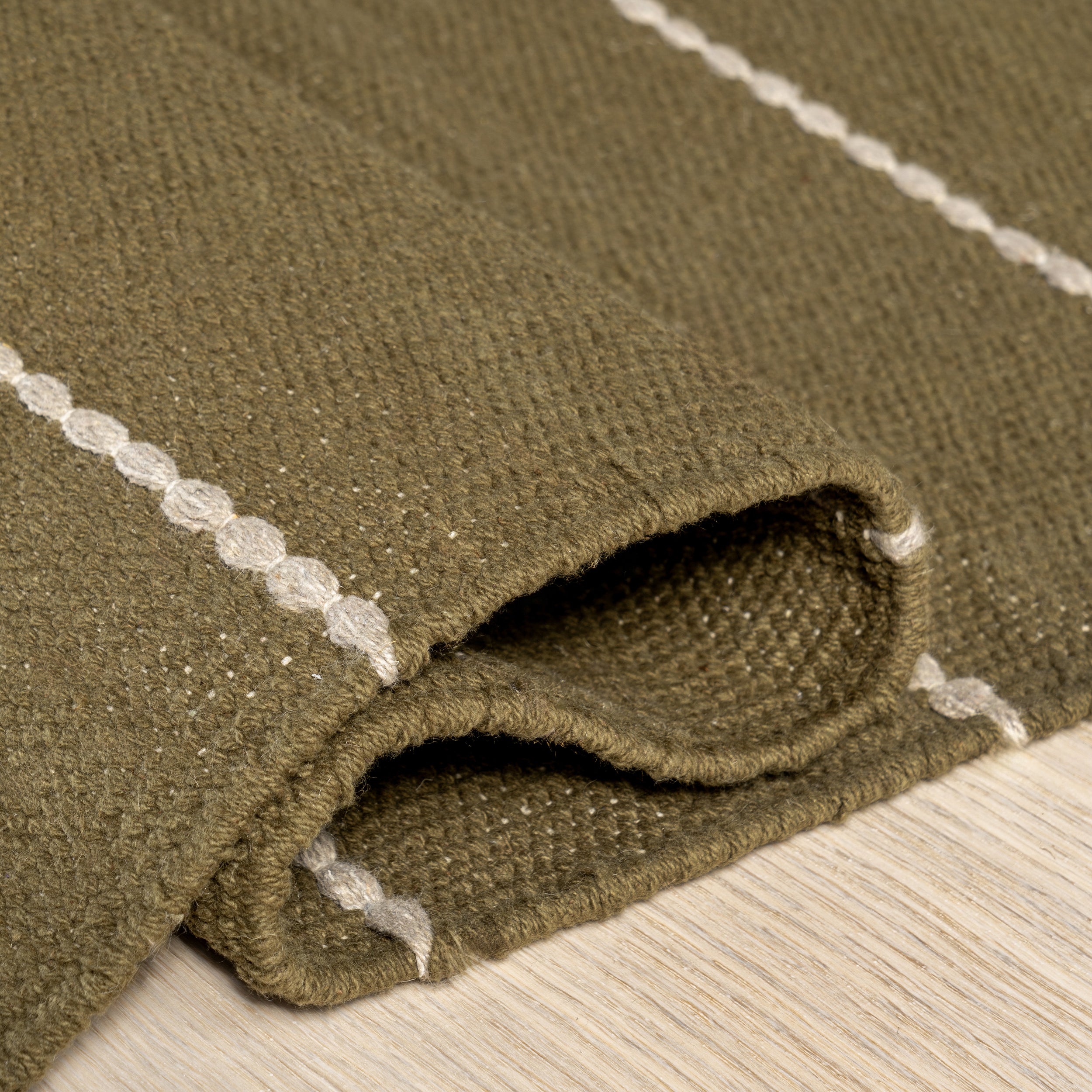 Nightwalk Striped Wool Area Rug - Image 4