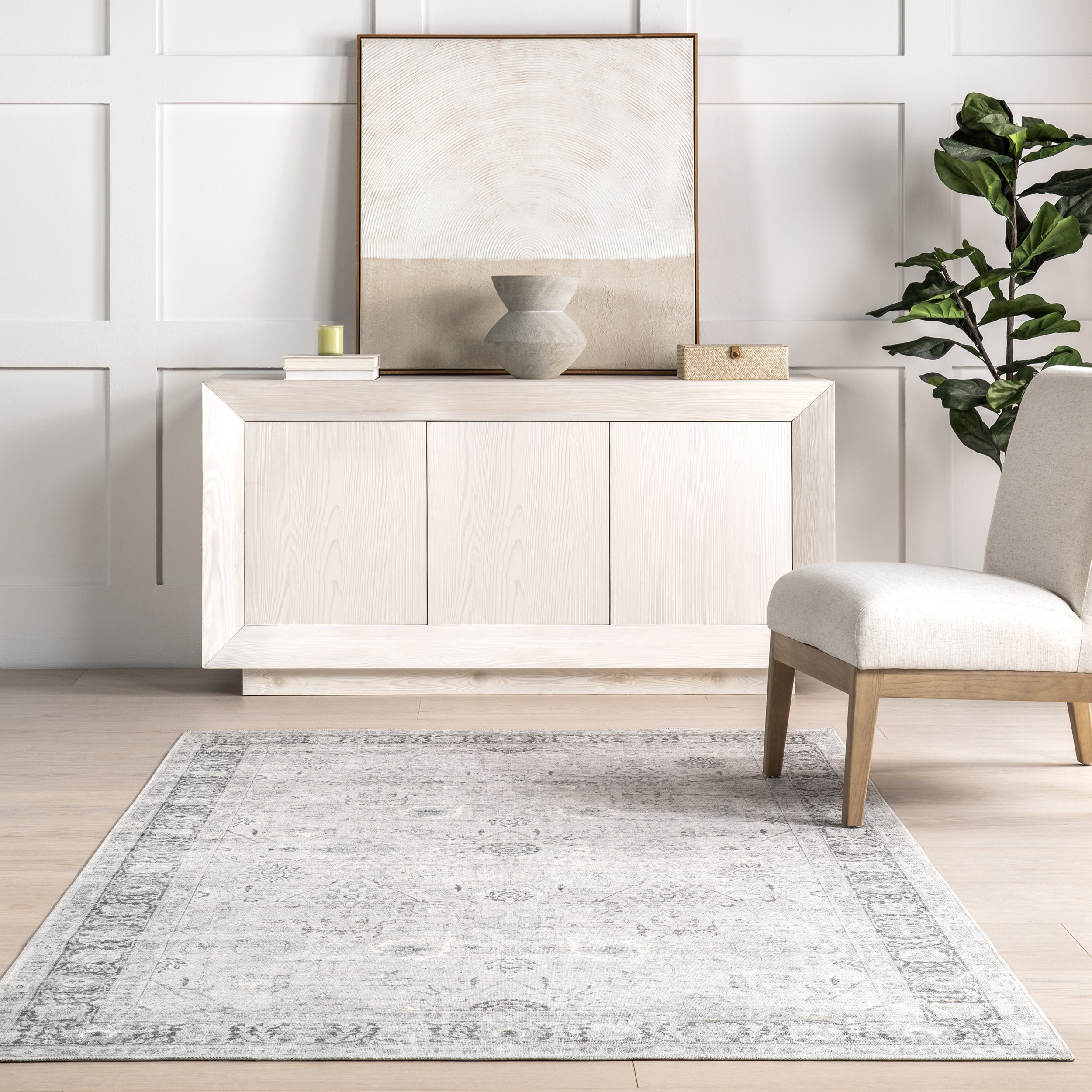 Bayberry Vintage Machine Washable Area Rug - Image 23