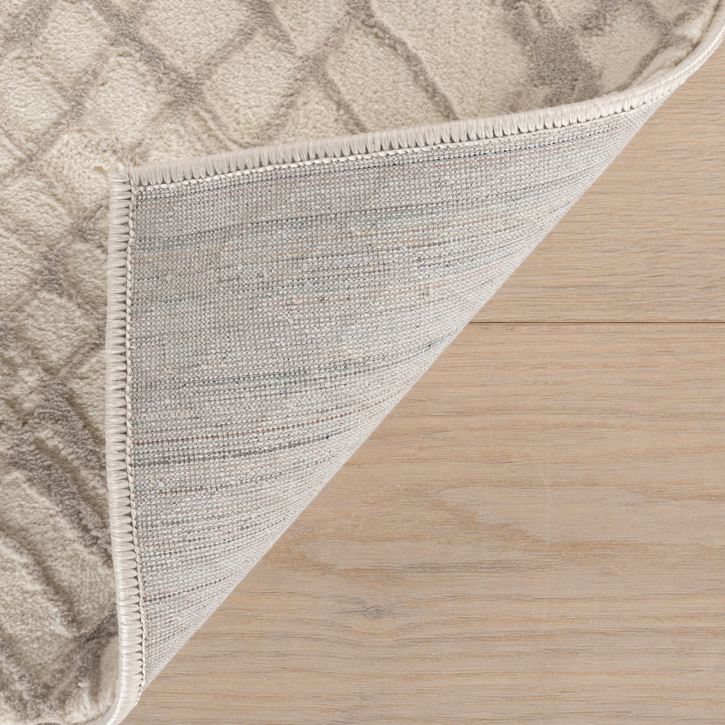 Amireth Textured Checkered Area Rug - Image 8