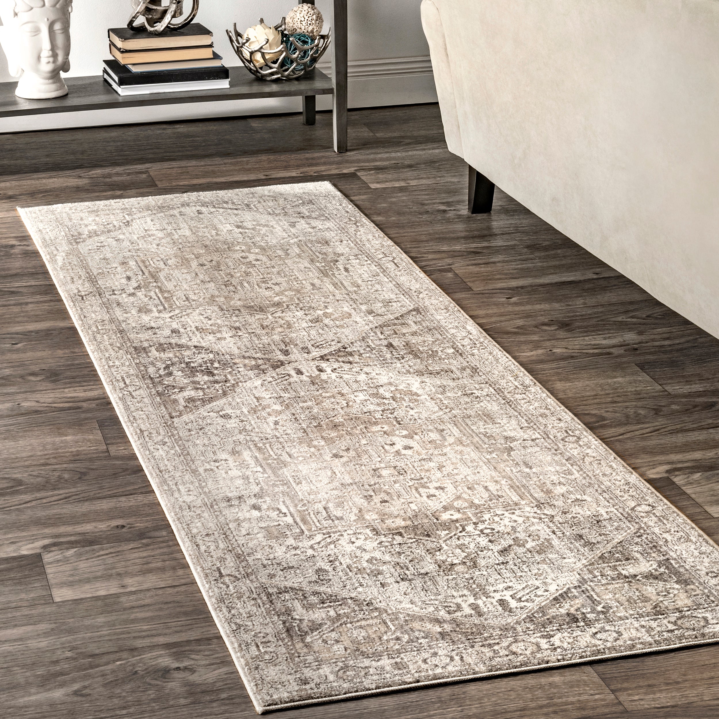 Harriet Vintage Medallion Fringe Area Rug - Image 22