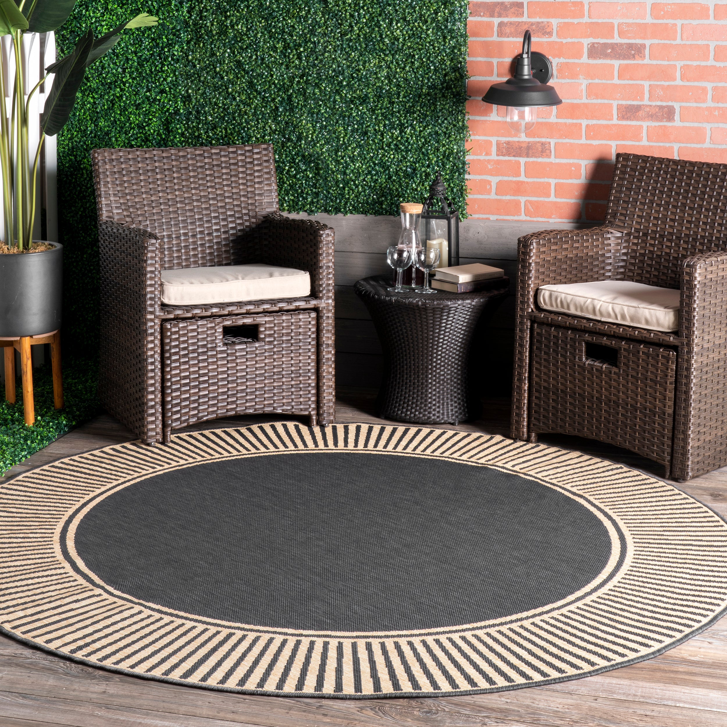 Nuloom Asha Simple Striped Indoor/Outdoor Area Rug - Image 14