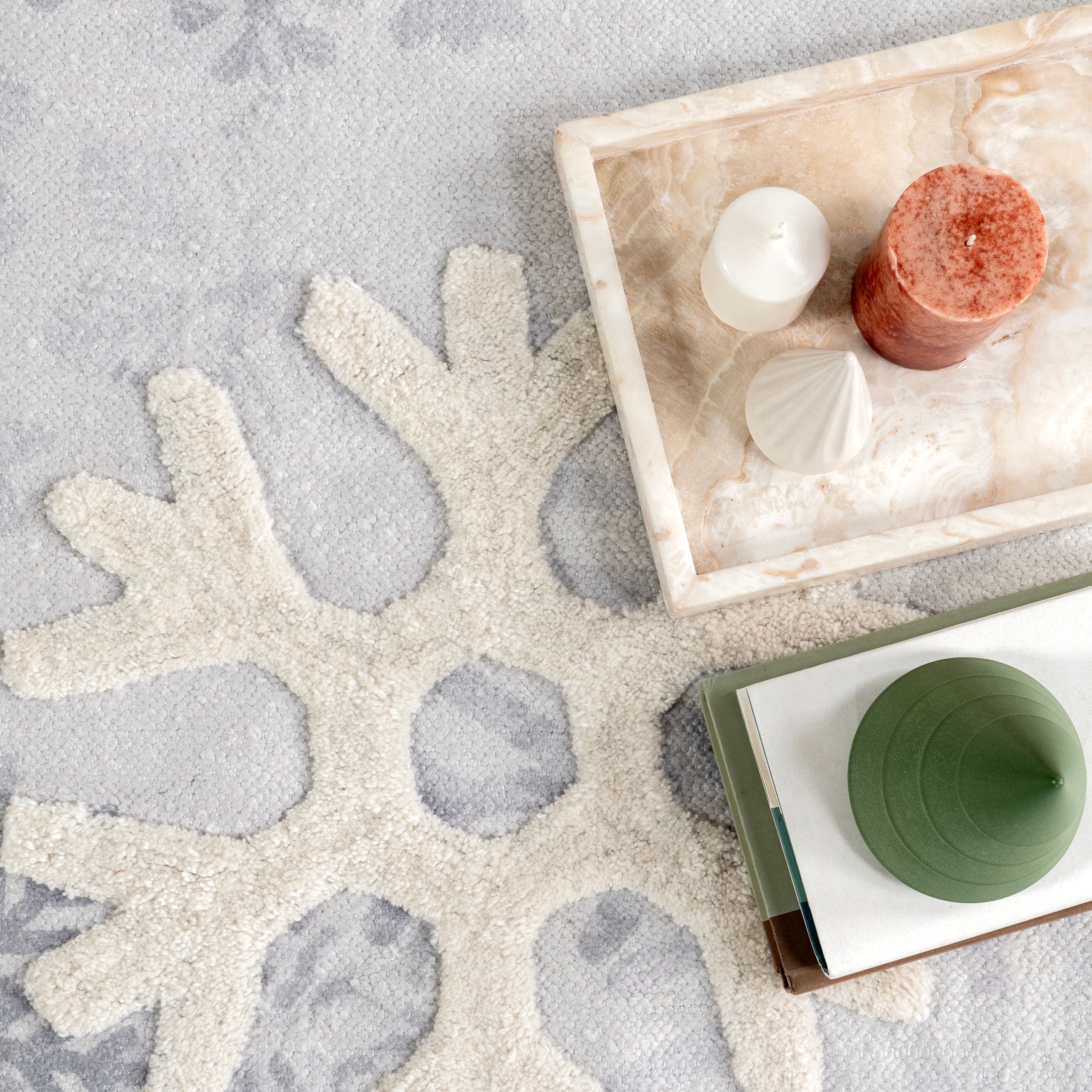 Fiona High-Low Snowfall Area Rug - Image 6