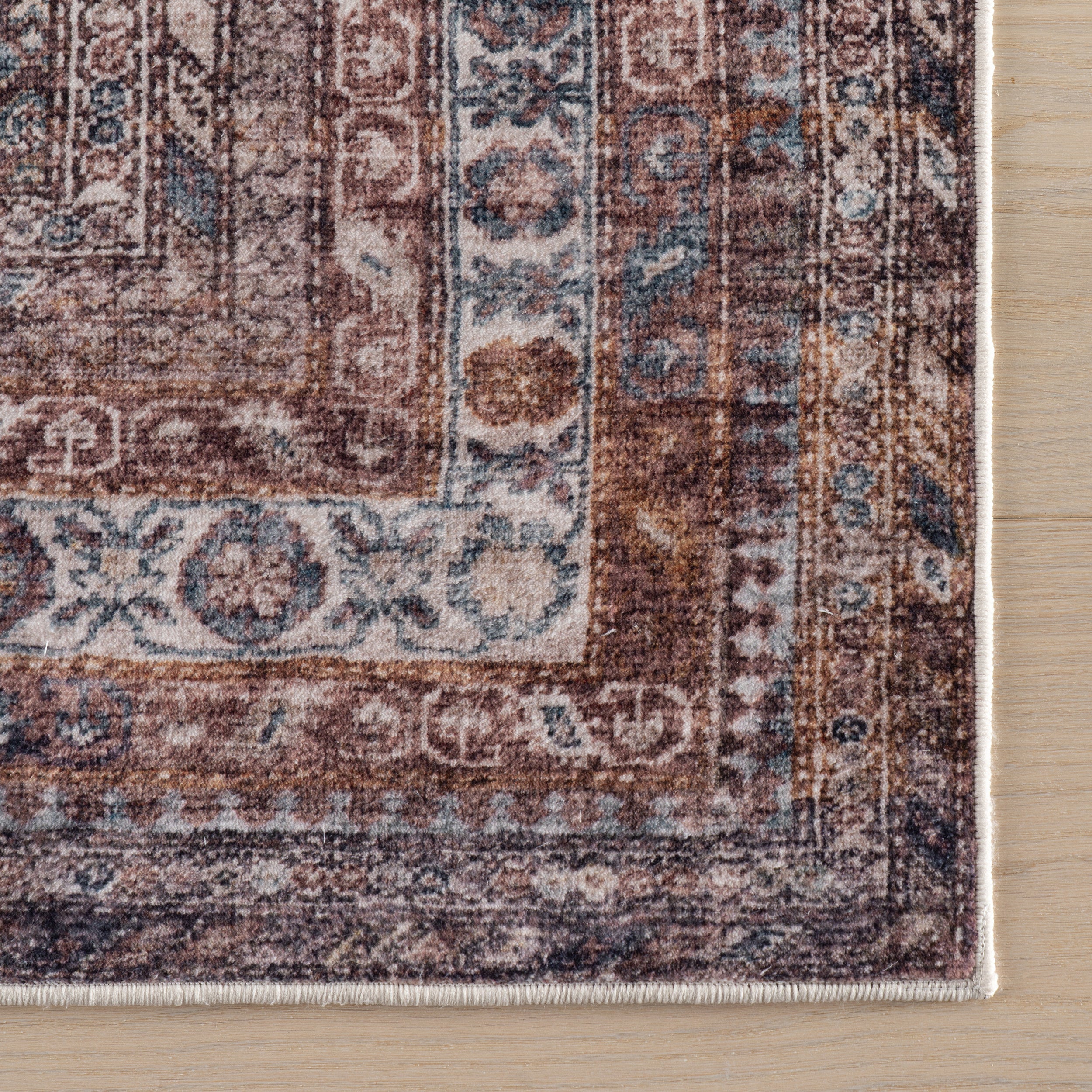 Nuloom Vionnet Bordered Traditional Washable Area Rug - Image 4