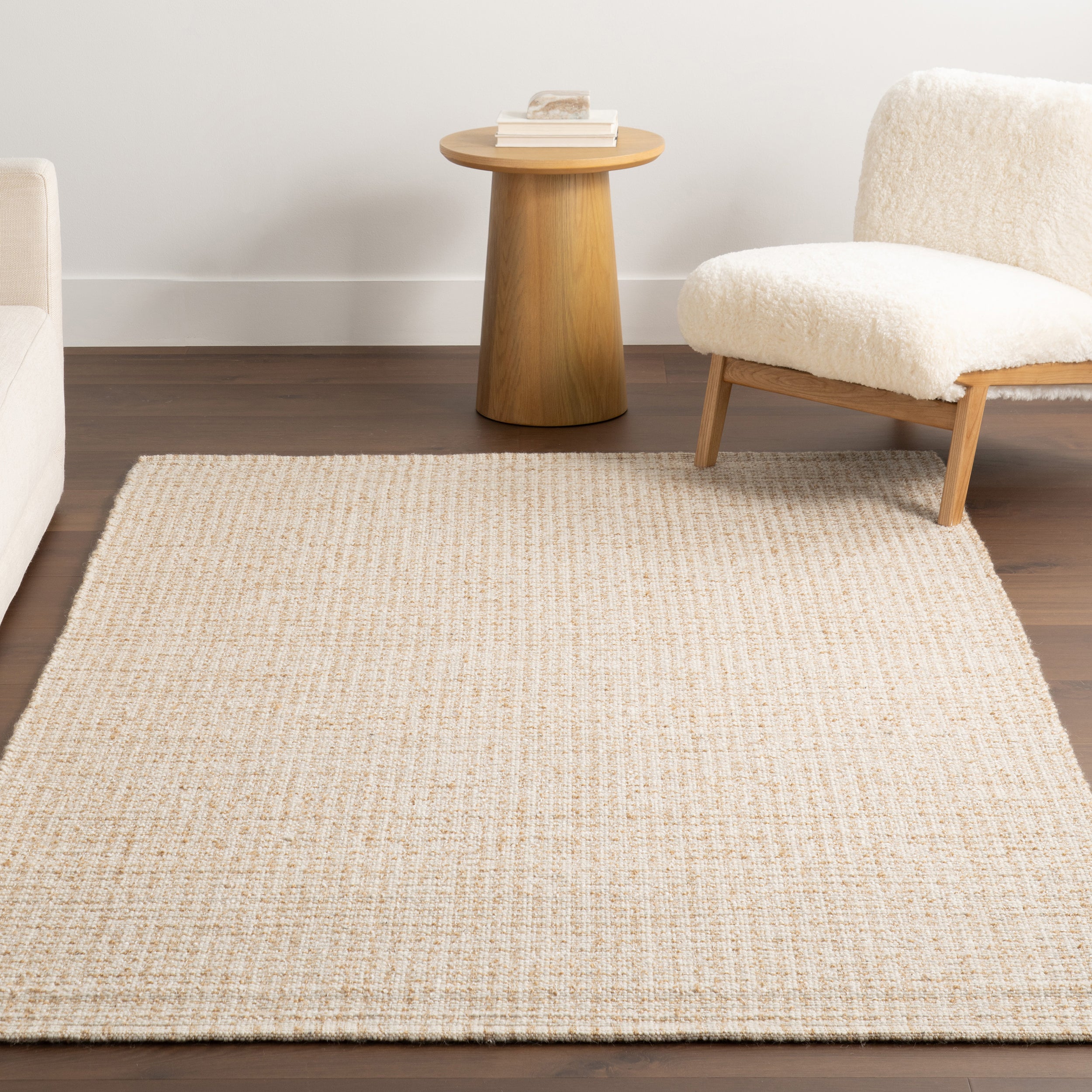 Galene Checkered Wool Area Rug - Image 9