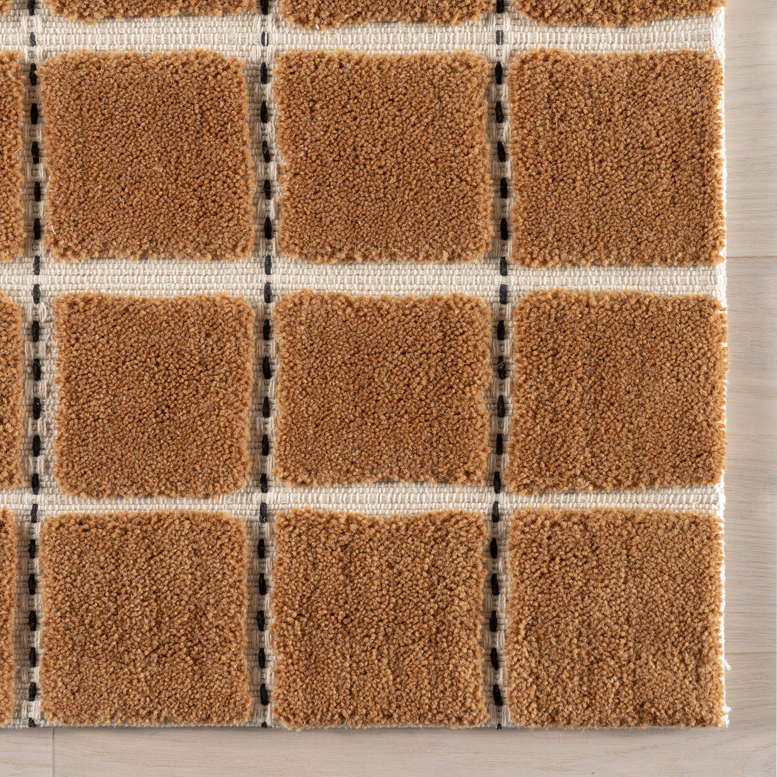 Gretchen Checked Wool Area Rug - Image 6
